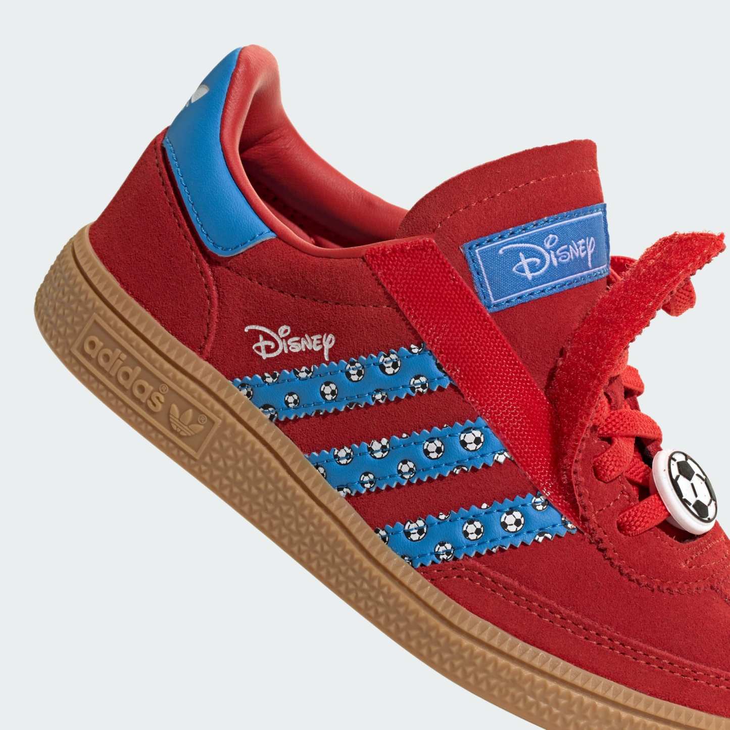 ADIDAS DISNEY HANDBALL SPEZIAL COMFORT CLOSURE ELASTİK BAĞCIKLI AYAKKABI - Red / Lucid Ray Blue / Gum - IH1742 - Görsel 12