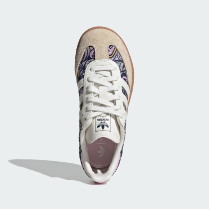 ADIDAS LIBERTY SAMBA OG LACE AYAKKABI - Core White / Orchid Fusion / Gum - KH9845 - Görsel 3