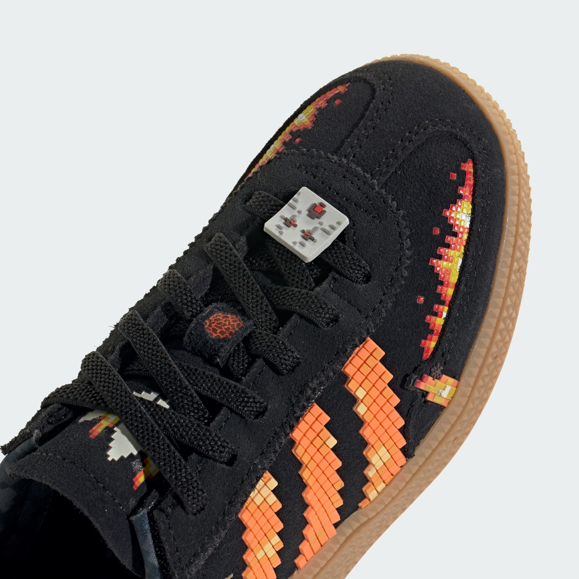 ADIDAS MINECRAFT HANDBALL SPEZIAL COMFORT CLOSURE ELASTİK BAĞCIKLI AYAKKABI - Core Black / Pure Orange / Cloud White - IH1738 - Görsel 7