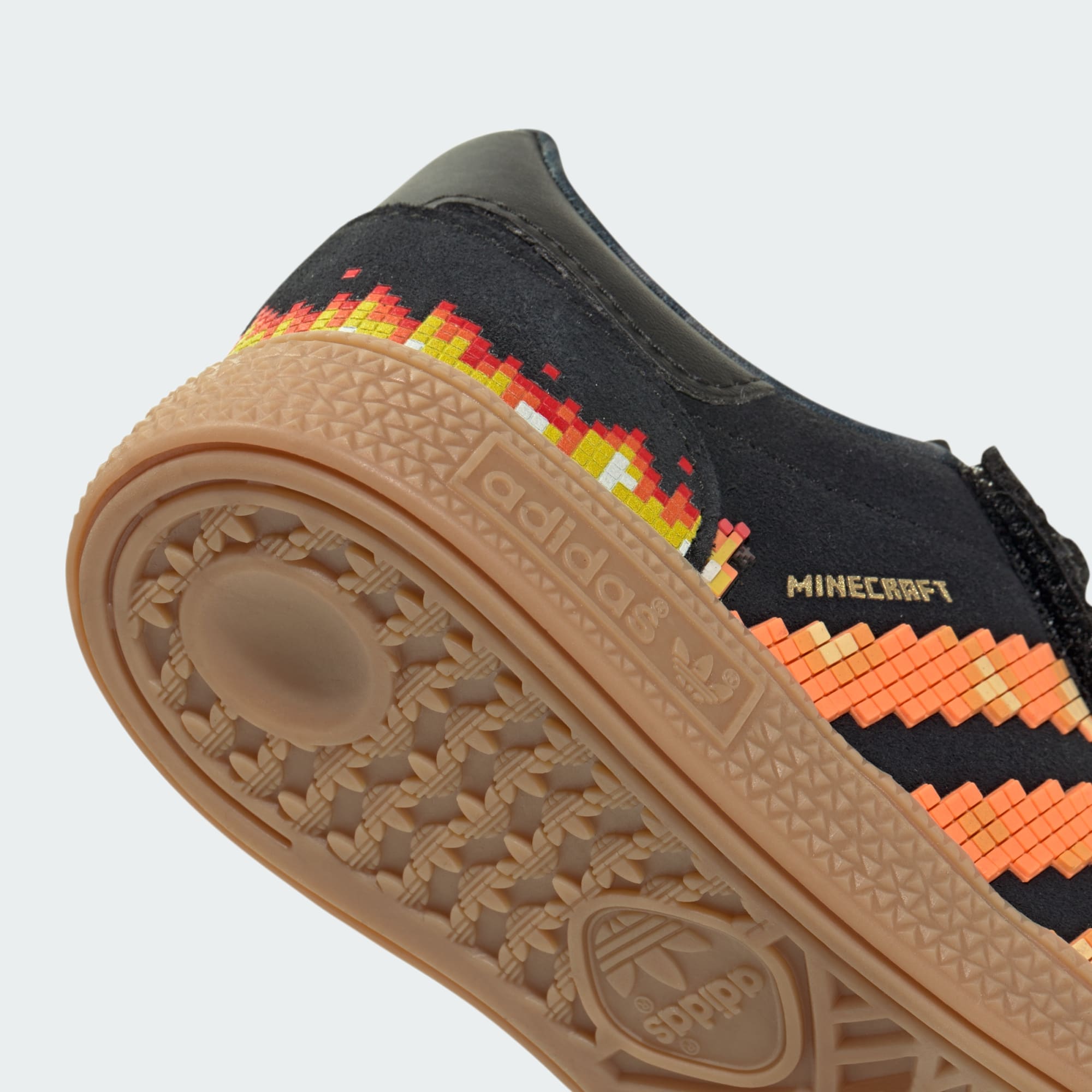 ADIDAS MINECRAFT HANDBALL SPEZIAL COMFORT CLOSURE ELASTİK BAĞCIKLI AYAKKABI - Core Black / Pure Orange / Cloud White - IH1738 - Görsel 8