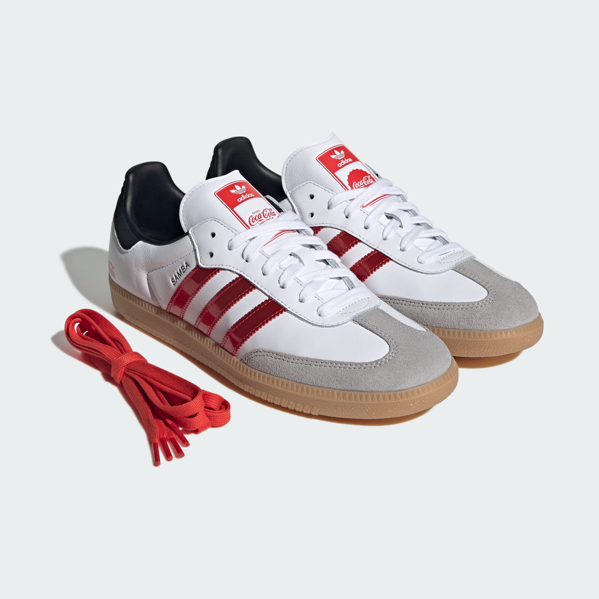 ADIDAS X COCA-COLA SAMBA OG AYAKKABI - Cloud White / None / Gum - KH6879 - Görsel 2