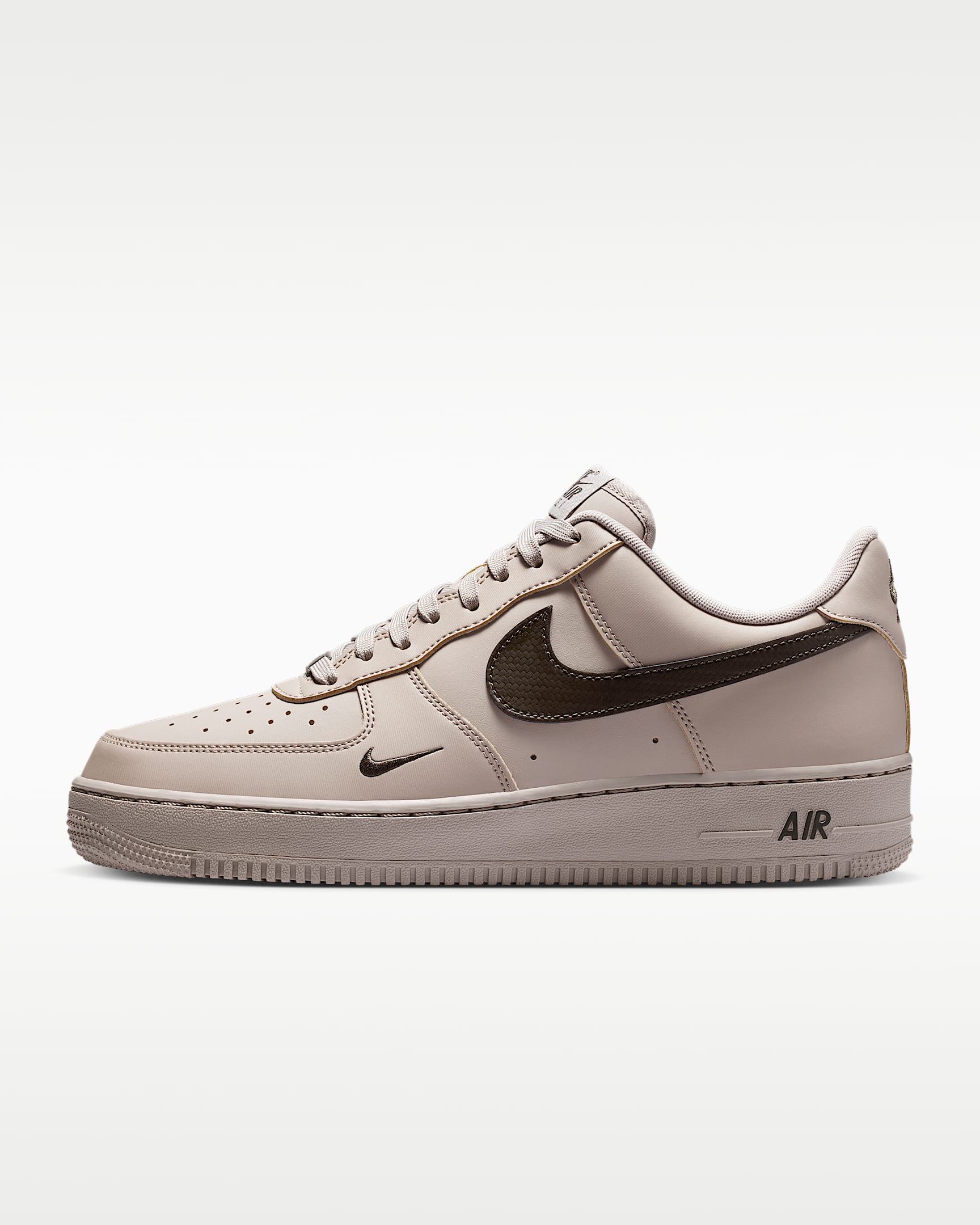 Nike Air Force 1 '07 Erkek Ayakkabısı - College Grey/Newsprint