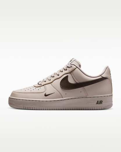 Nike Air Force 1 '07 Erkek Ayakkabısı - College Grey/Newsprint