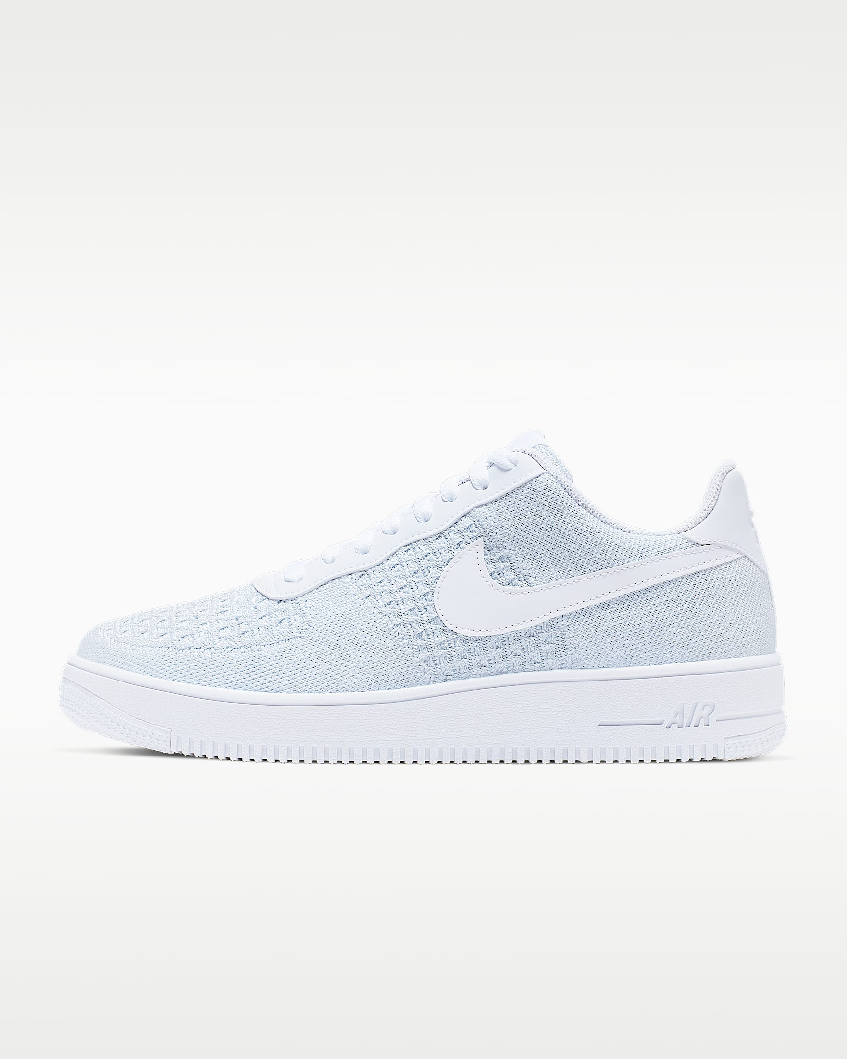 Nike Air Force 1 Flyknit 2.0 Ayakkabı - Beyaz/Pure Platinum/Beyaz/Pure Platinum