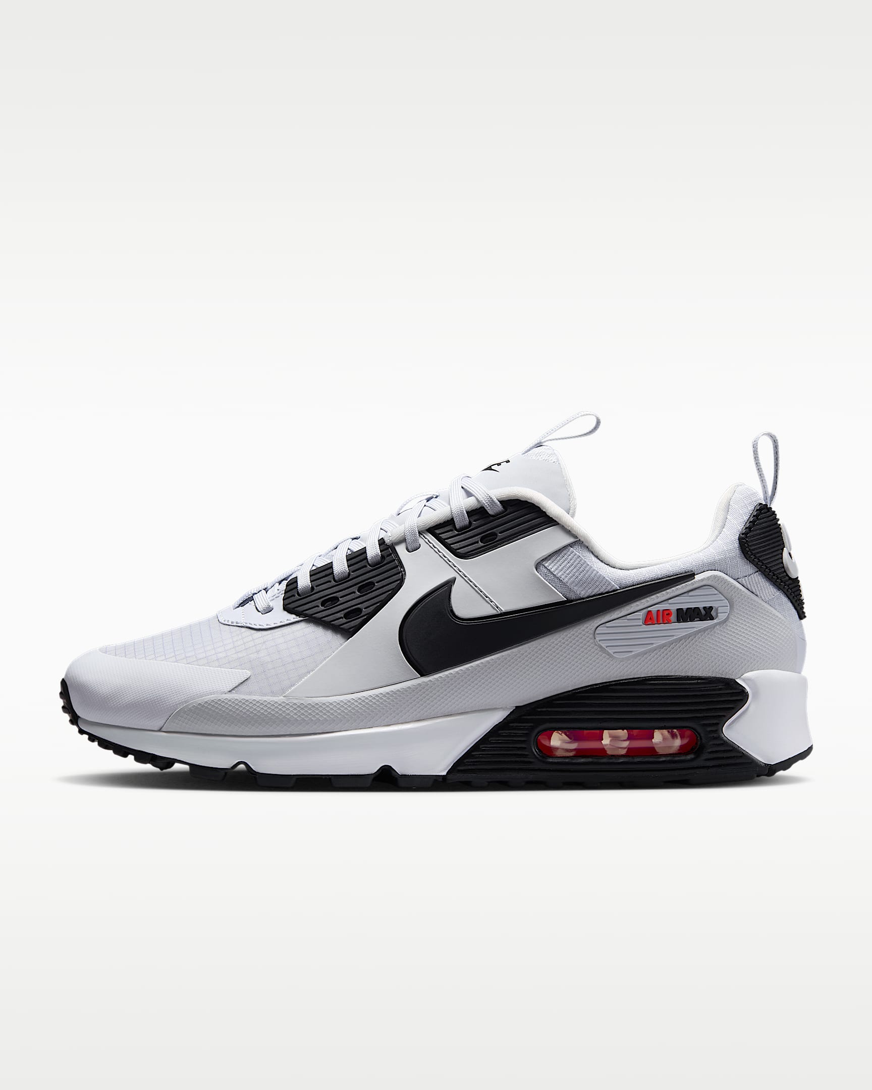 Nike Air Max 90 Drift Erkek Ayakkabısı - Pure Platinum/Bright Crimson/Siyah