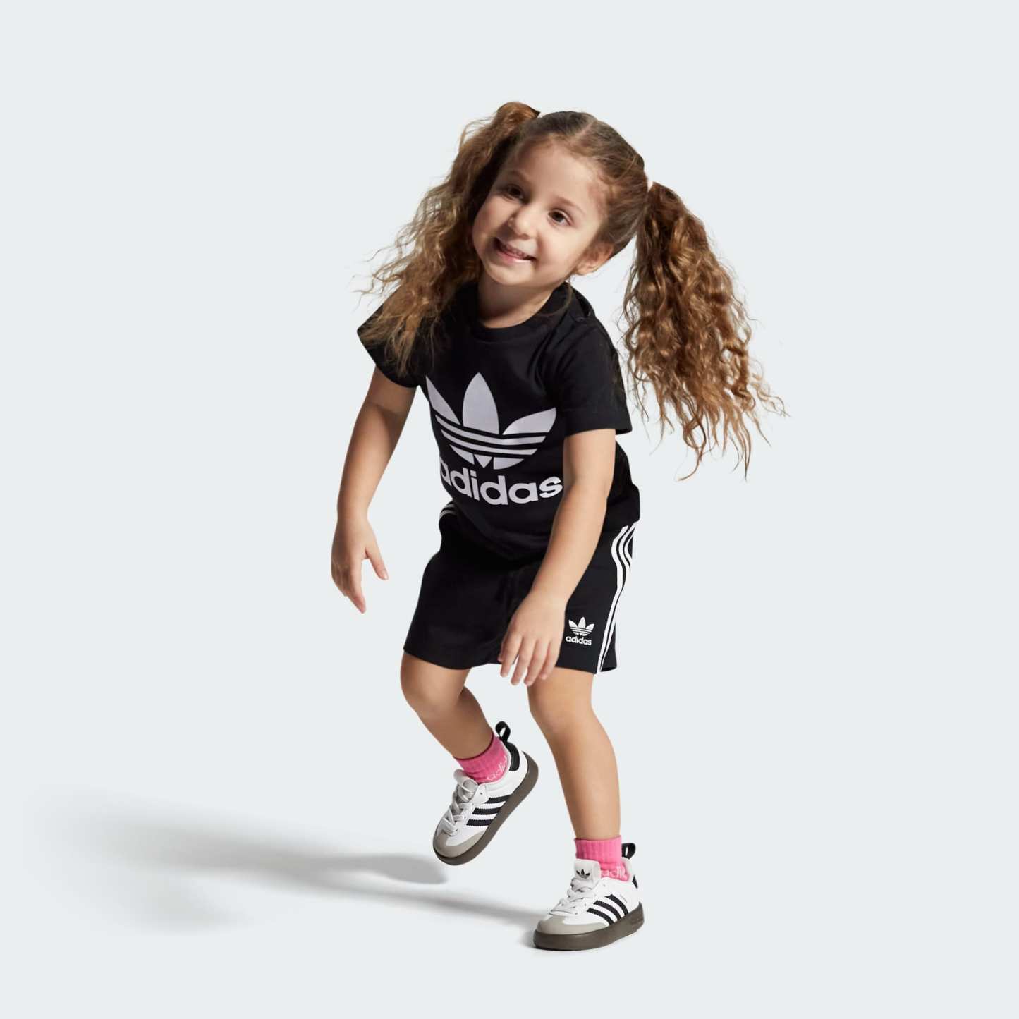 Adifom Samba 360 Kids Ayakkabı - Cloud White / Core Black / Clear Granite - IH3506 - Görsel 2