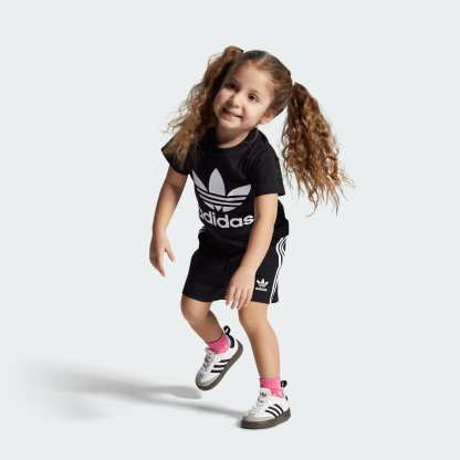 Adifom Samba 360 Kids Ayakkabı - Cloud White / Core Black / Clear Granite - IH3506 - Görsel 2