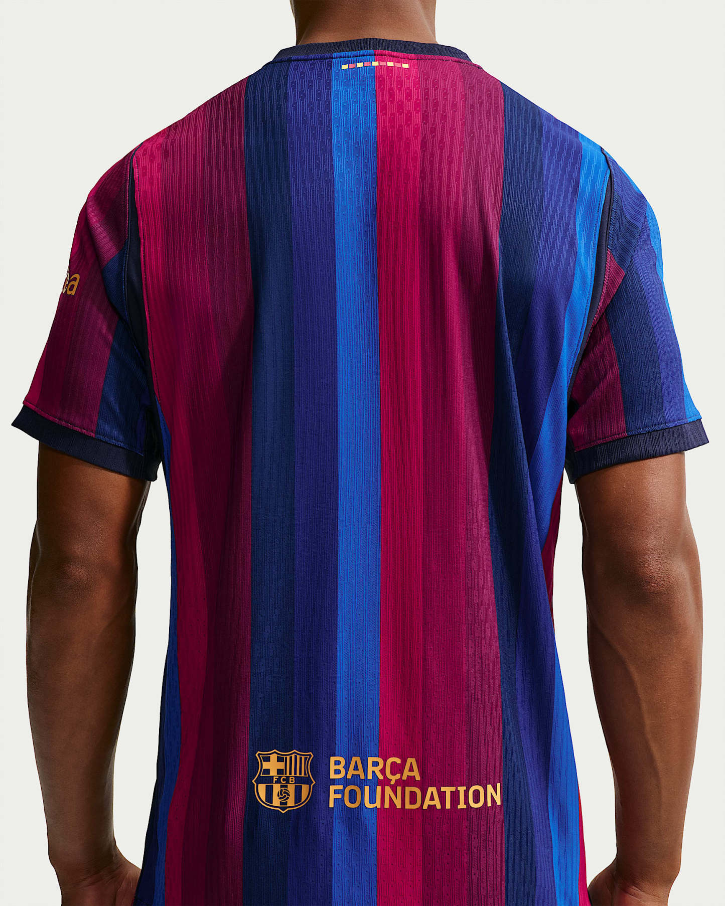 FC Barcelona 2026/27 Maç İç Saha Nike Aero-FIT Orijinal Erkek Futbol Forması - Deep Garnet/Blue Void/Blackened Blue/Mineral Yellow