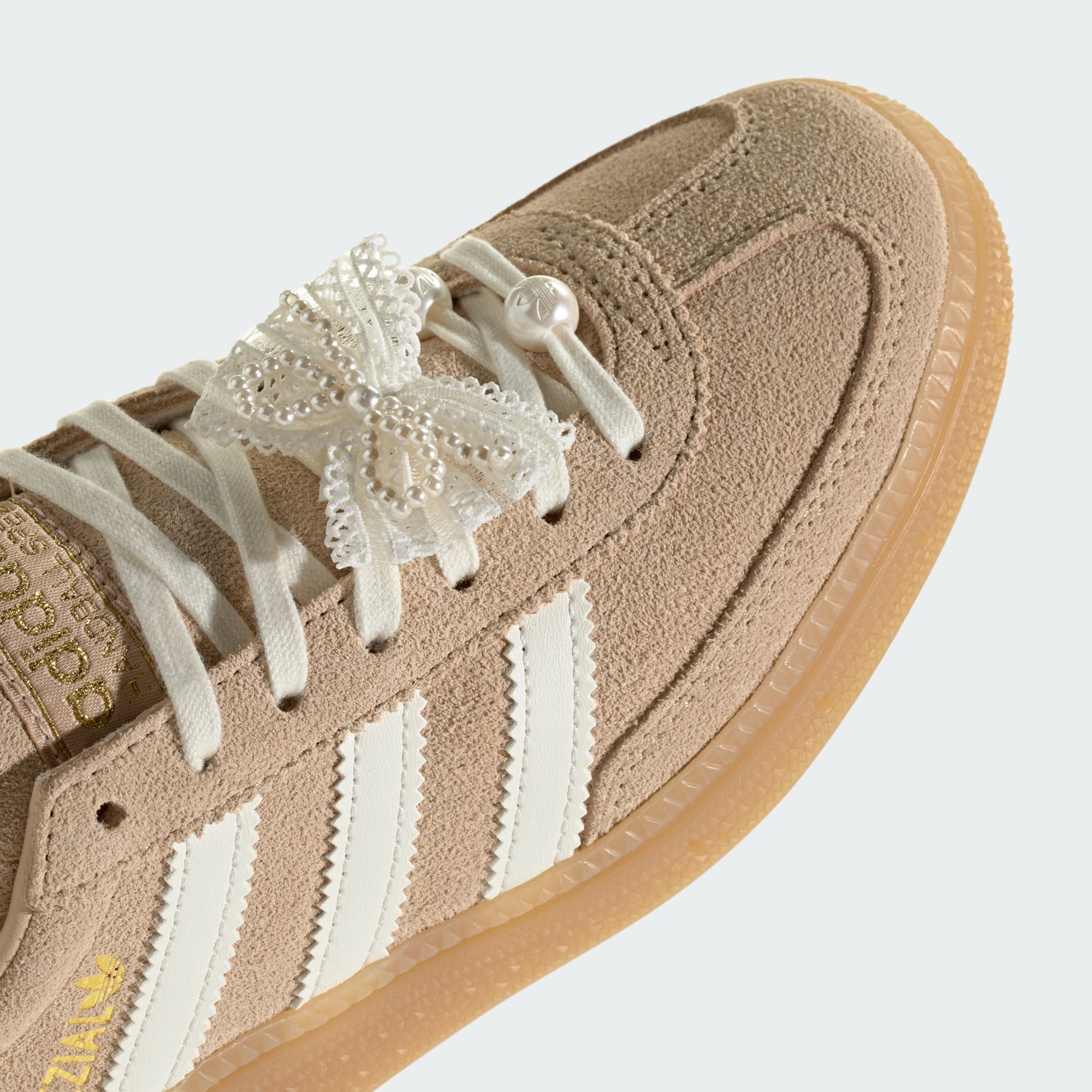 HANDBALL SPEZIAL AYAKKABI - Magic Beige / Off White / Gum - KZ8353 - Görsel 10