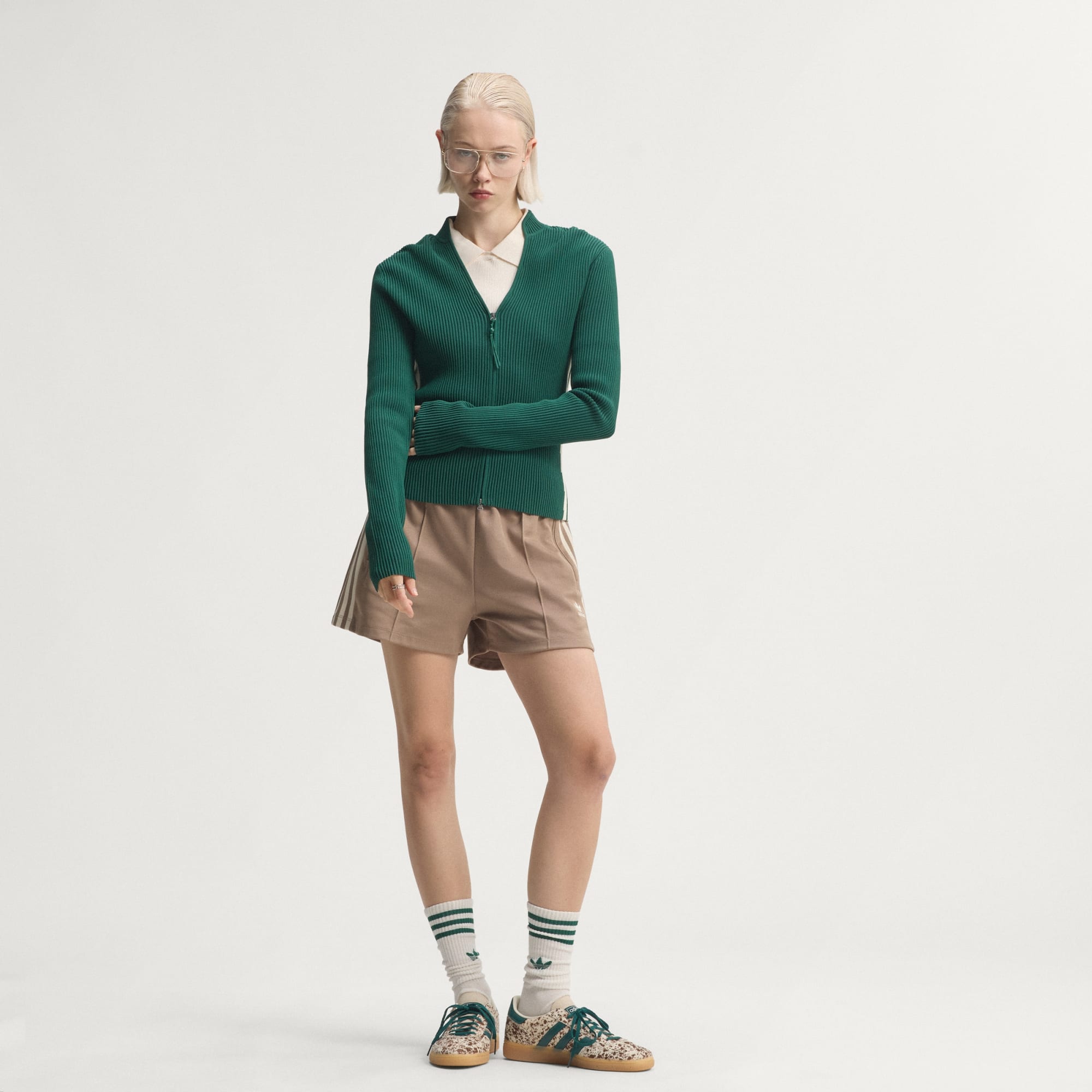 HANDBALL SPEZIAL AYAKKABI - Off White / Rich Green / Dark Brown - KI2181 - Görsel 7