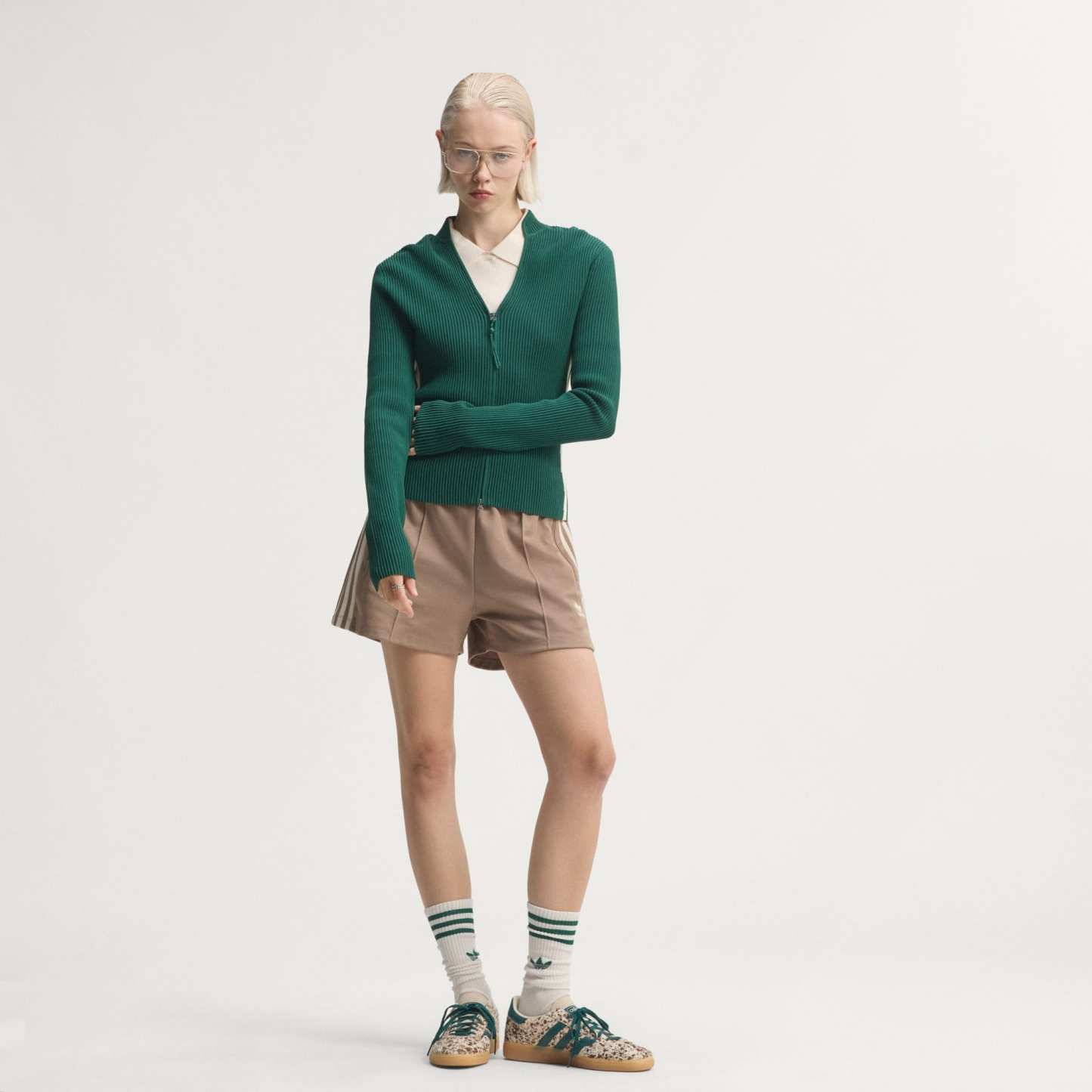 HANDBALL SPEZIAL AYAKKABI - Off White / Rich Green / Dark Brown - KI2181 - Görsel 7
