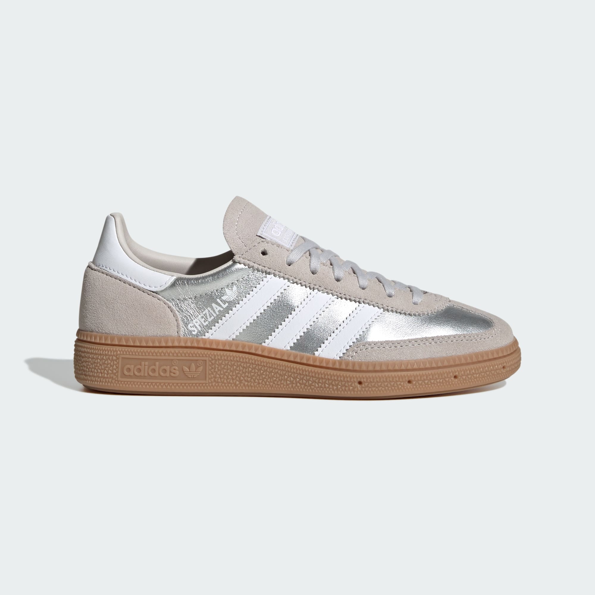 HANDBALL SPEZIAL AYAKKABI - Silver Metallic / Cloud White / Gum - KH9437 - Görsel 1