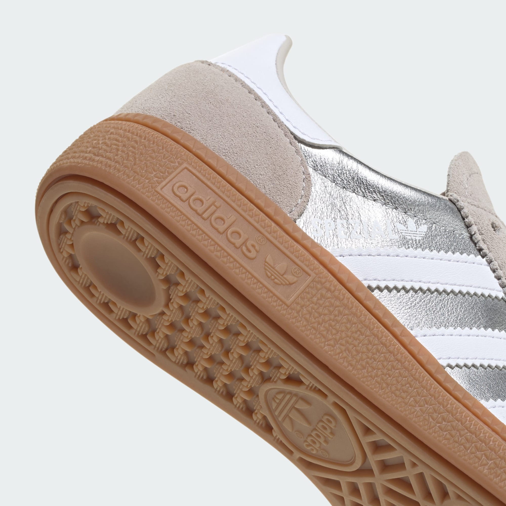HANDBALL SPEZIAL AYAKKABI - Silver Metallic / Cloud White / Gum - KH9437 - Görsel 7