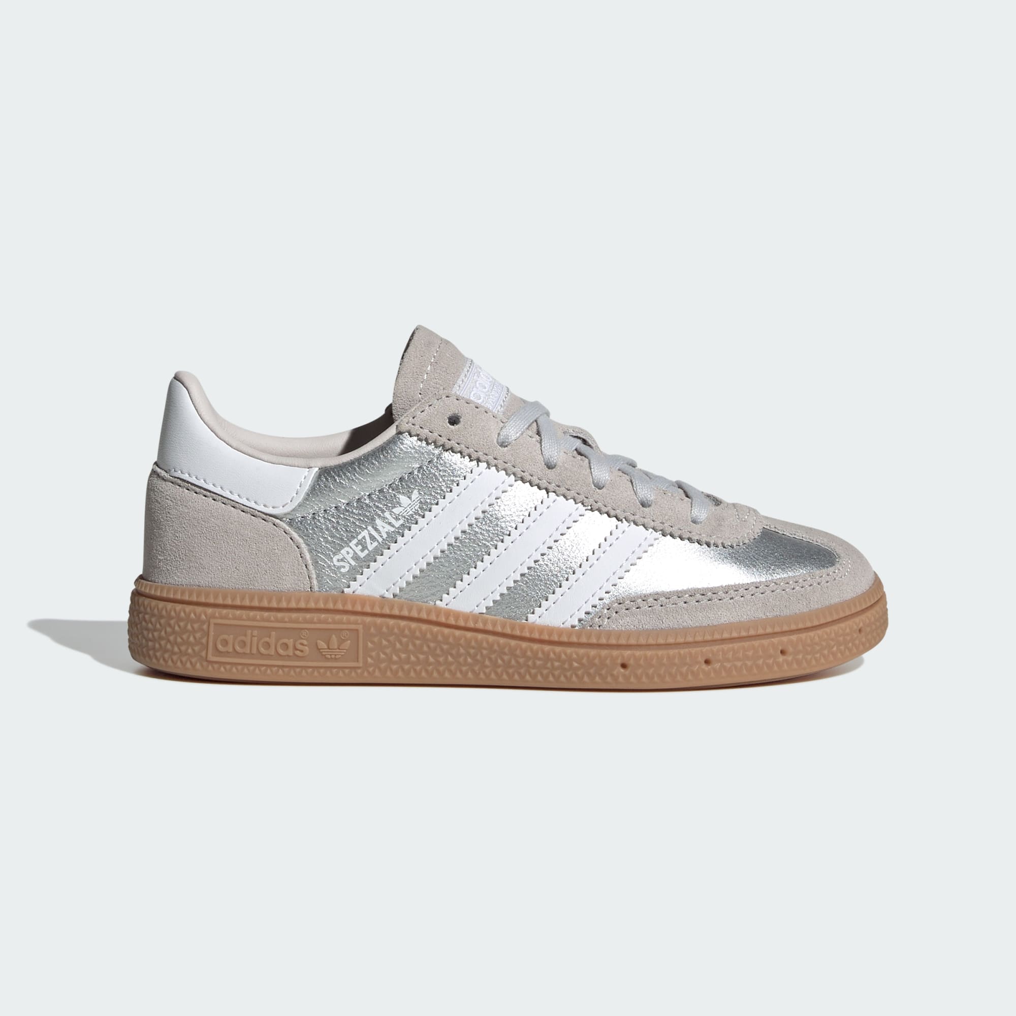 HANDBALL SPEZIAL AYAKKABI - Silver Metallic / Cloud White / Gum - KH9475 - Görsel 1