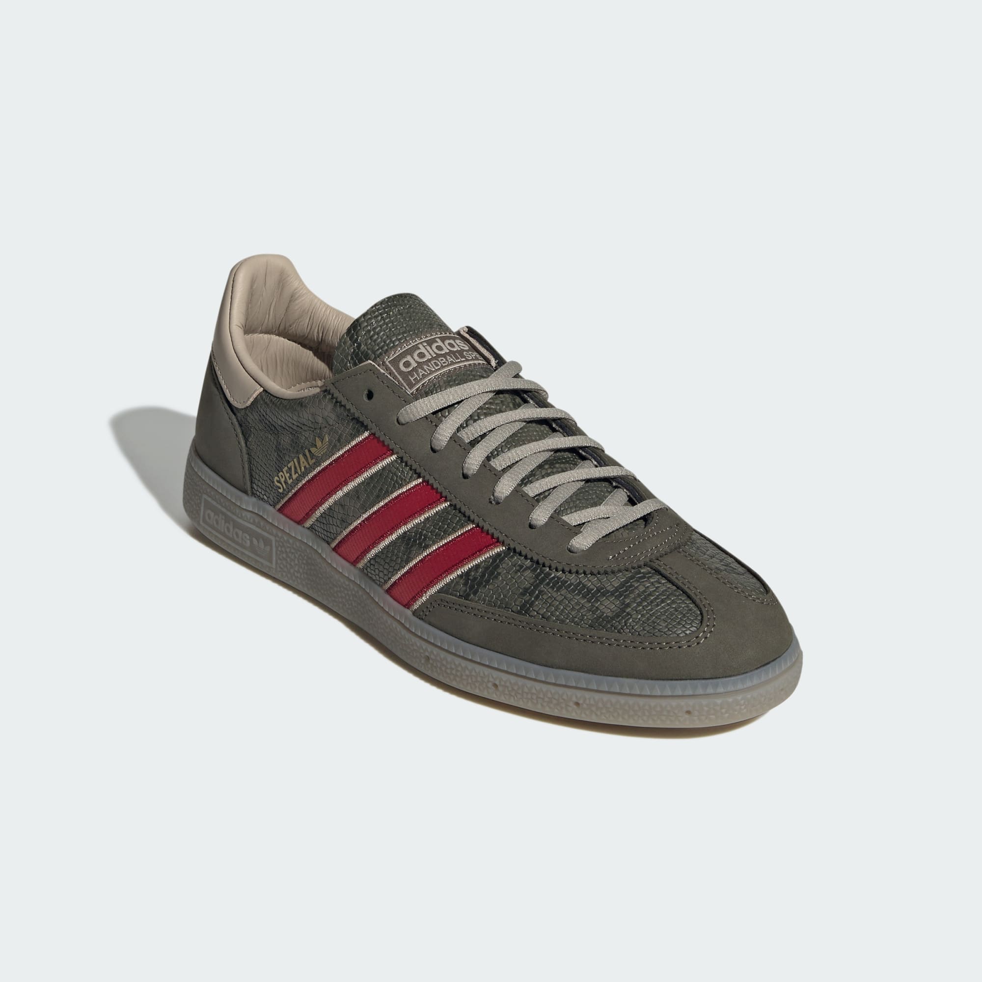 HANDBALL SPEZIAL AYAKKABI - Olive Strata / Team Victory Red / Khaki Three - KK4868 - Görsel 4
