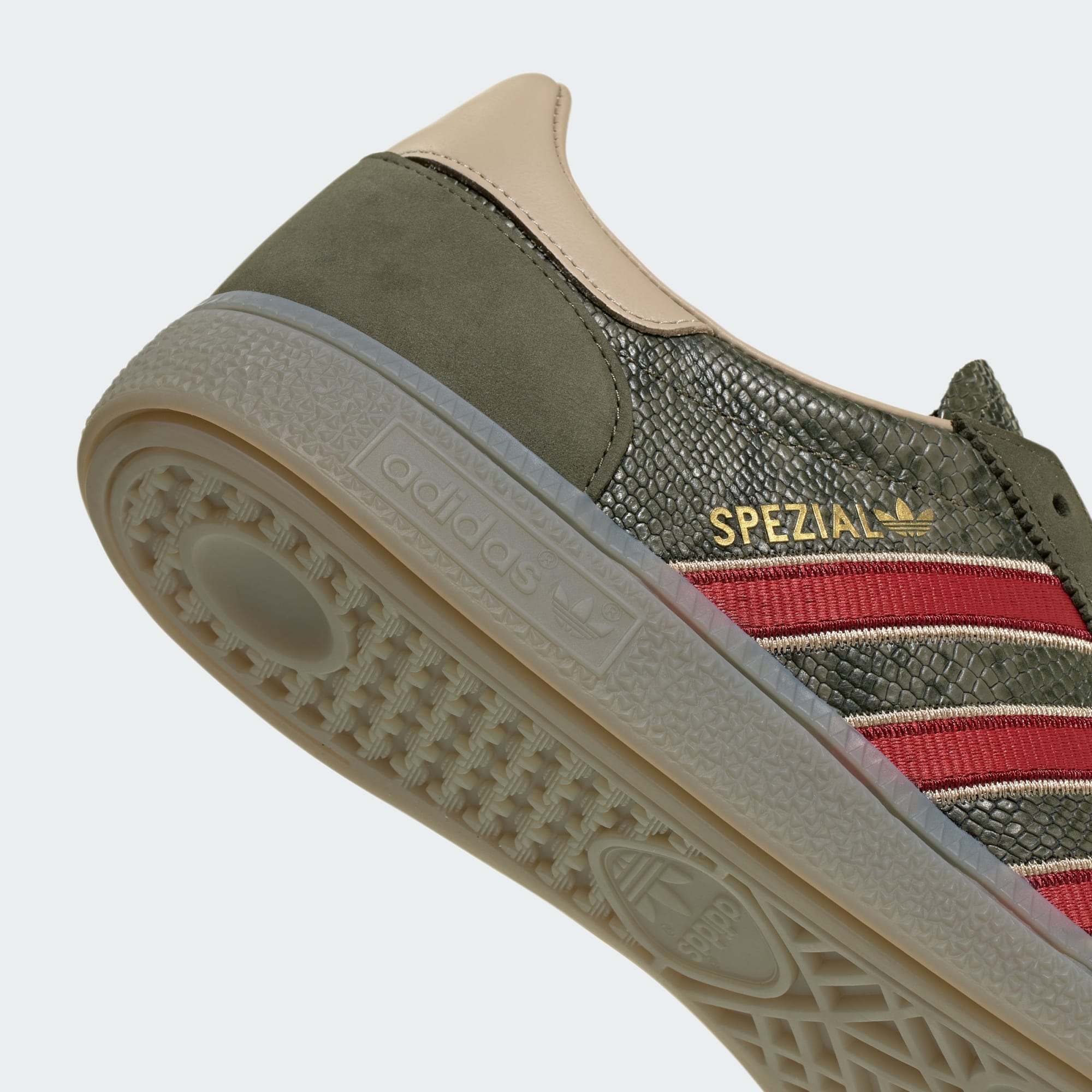 HANDBALL SPEZIAL AYAKKABI - Olive Strata / Team Victory Red / Khaki Three - KK4868 - Görsel 7