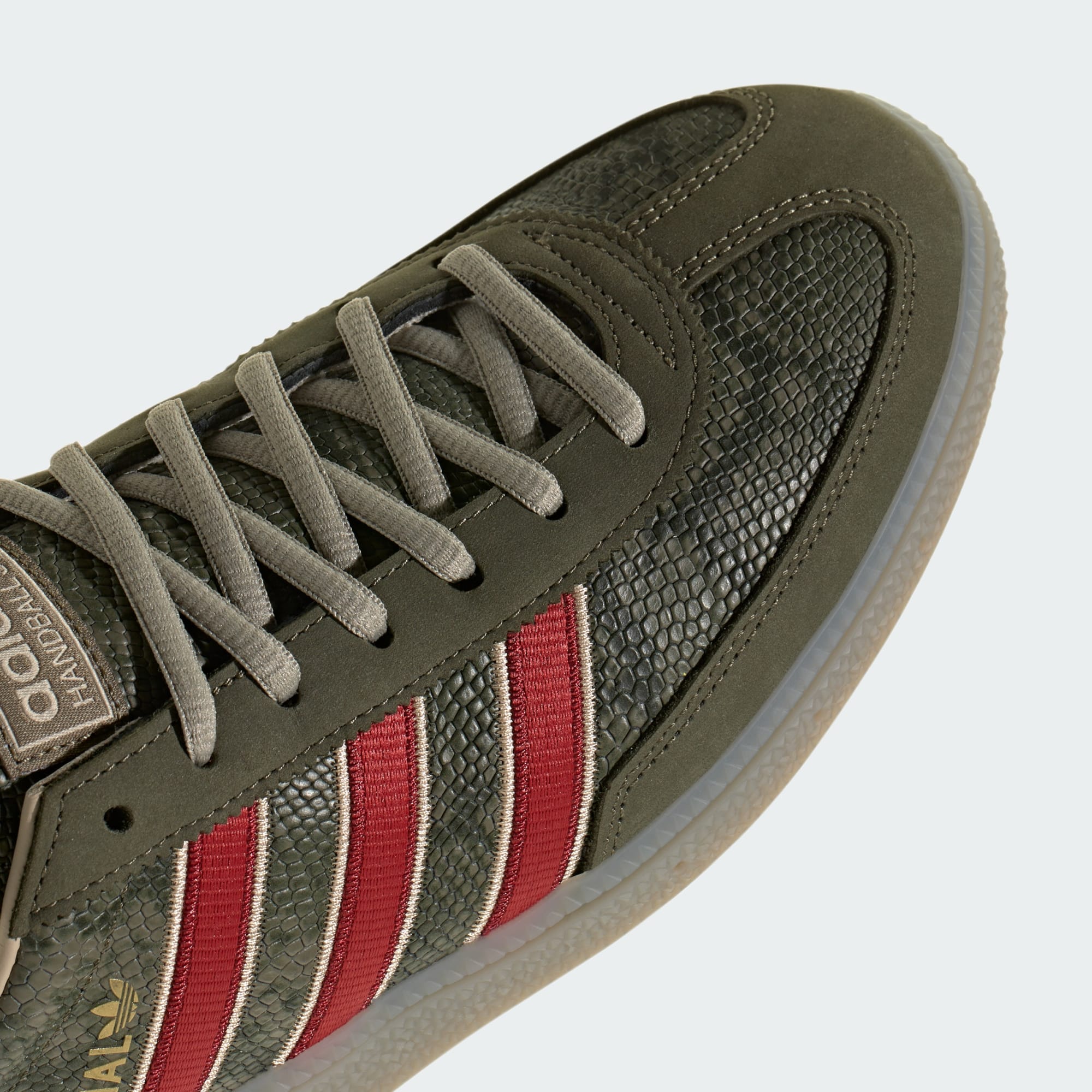 HANDBALL SPEZIAL AYAKKABI - Olive Strata / Team Victory Red / Khaki Three - KK4868 - Görsel 8
