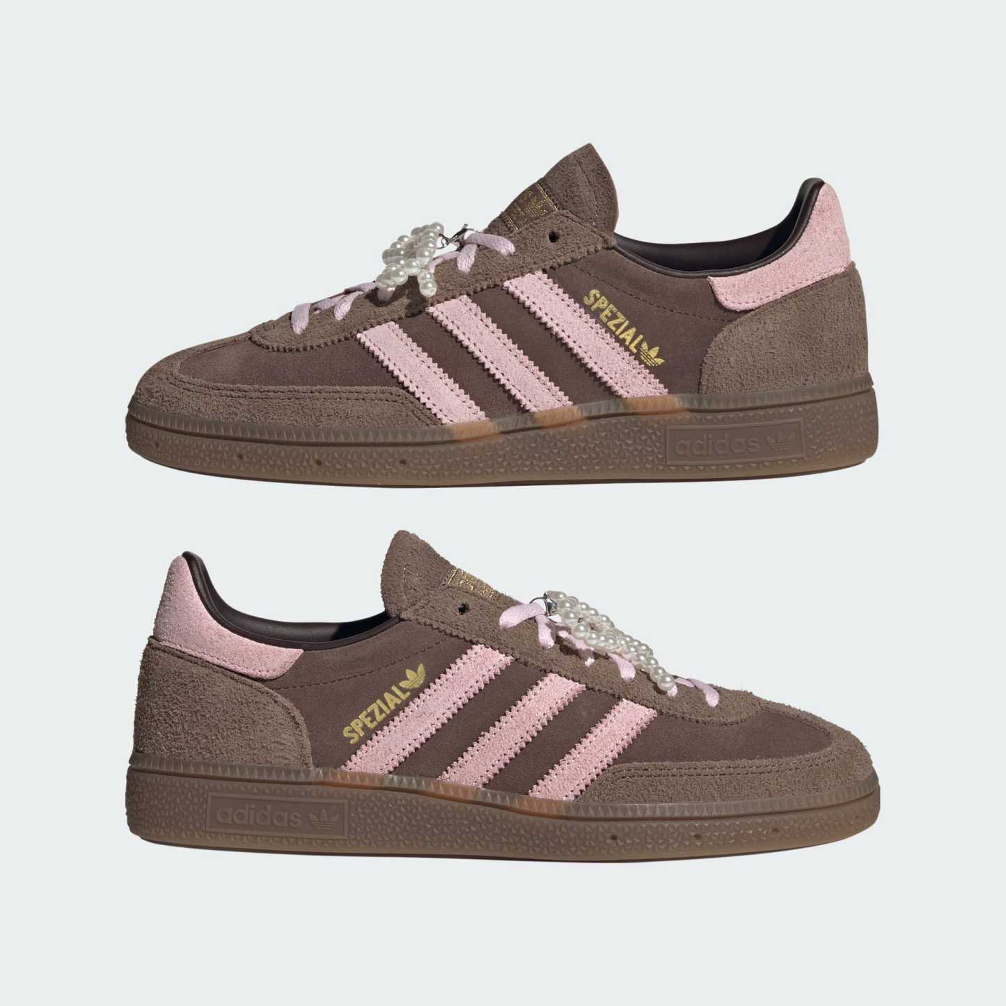 HANDBALL SPEZIAL CHARMLI AYAKKABI - Brown / Clear Pink / Earth Strata - KZ8355 - Görsel 7