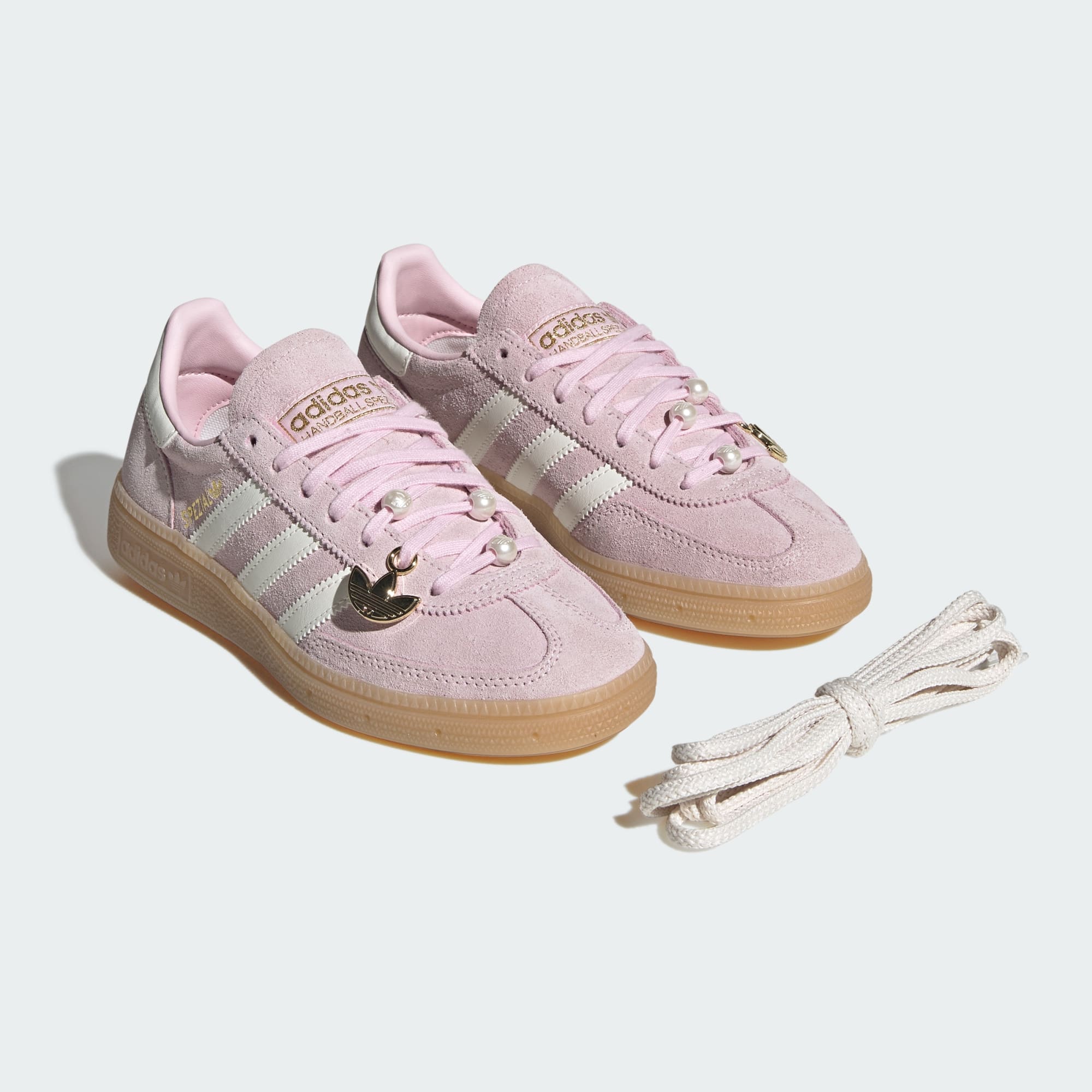 HANDBALL SPEZIAL CHARMLI AYAKKABI - Clear Pink / Off White / Gum - KZ8354 - Görsel 8