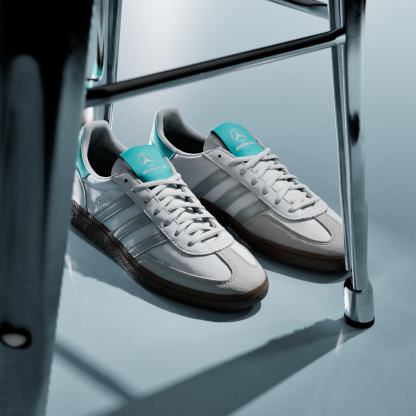 HANDBALL SPEZIAL MERCEDES AYAKKABI - Cloud White / Silver Metallic / Gum - KJ1178 - Görsel 5