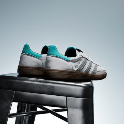 HANDBALL SPEZIAL MERCEDES AYAKKABI - Cloud White / Silver Metallic / Gum - KJ1178 - Görsel 6