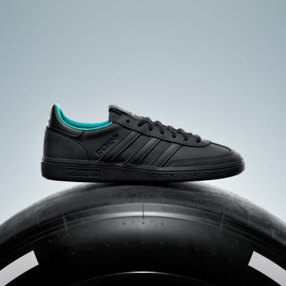 HANDBALL SPEZIAL MERCEDES AYAKKABI - Core Black / Core Black / Semi Mint Rush - KJ1195 - Görsel 3