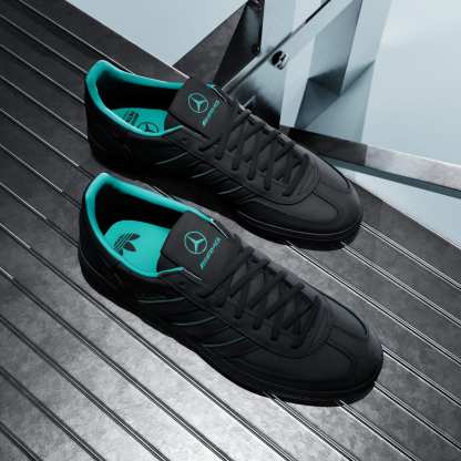 HANDBALL SPEZIAL MERCEDES AYAKKABI - Core Black / Core Black / Semi Mint Rush - KJ1195 - Görsel 8
