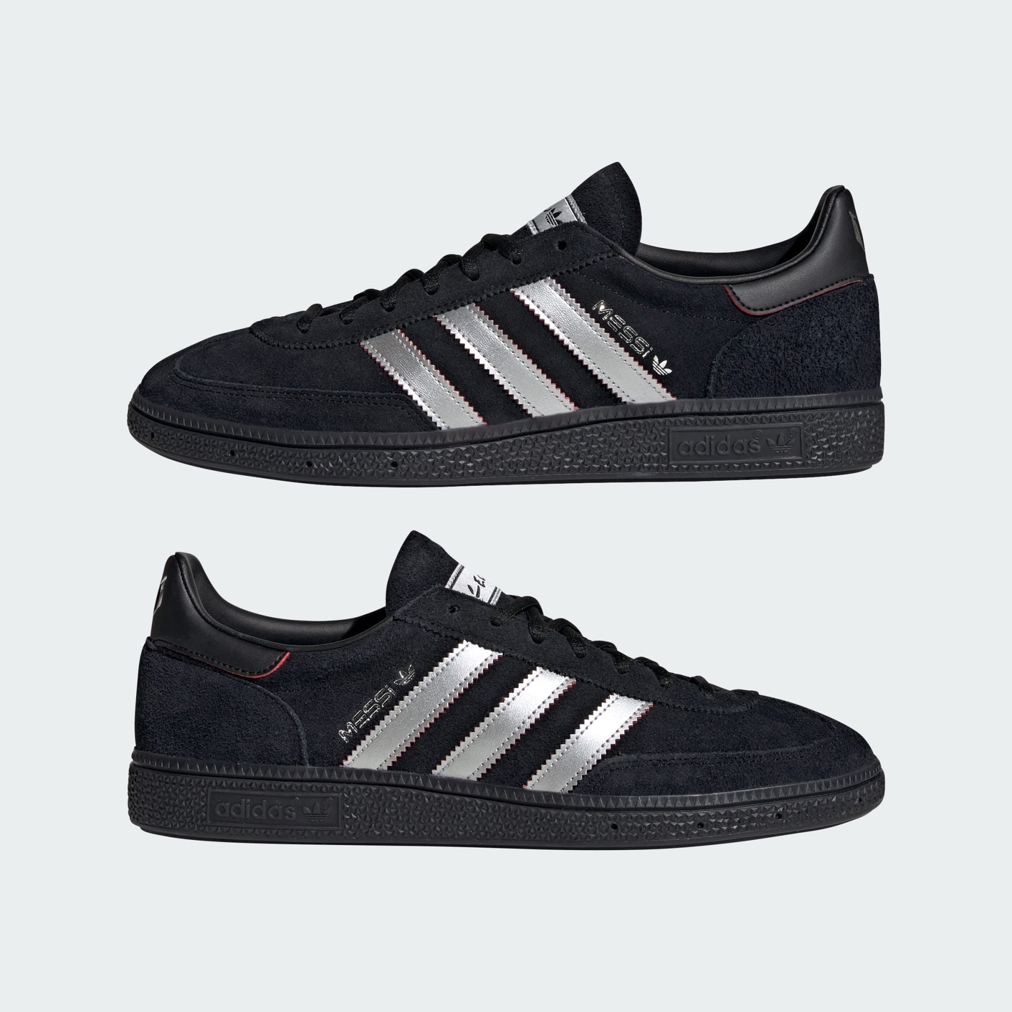 HANDBALL SPEZIAL MESSI Ayakkabı - Core Black / Silver Metallic / Pure Ruby - KI4548 - Görsel 8