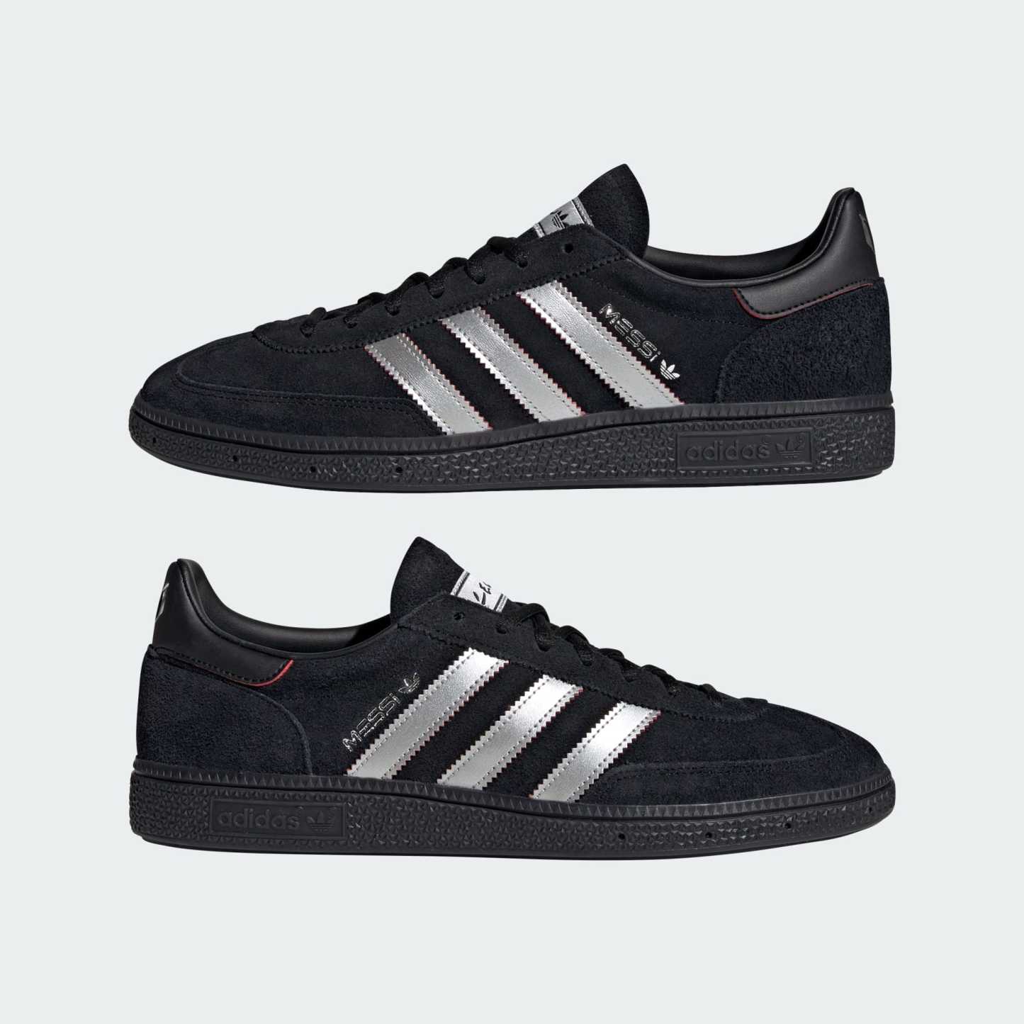 HANDBALL SPEZIAL MESSI Ayakkabı - Core Black / Silver Metallic / Pure Ruby - KI4548 - Görsel 8