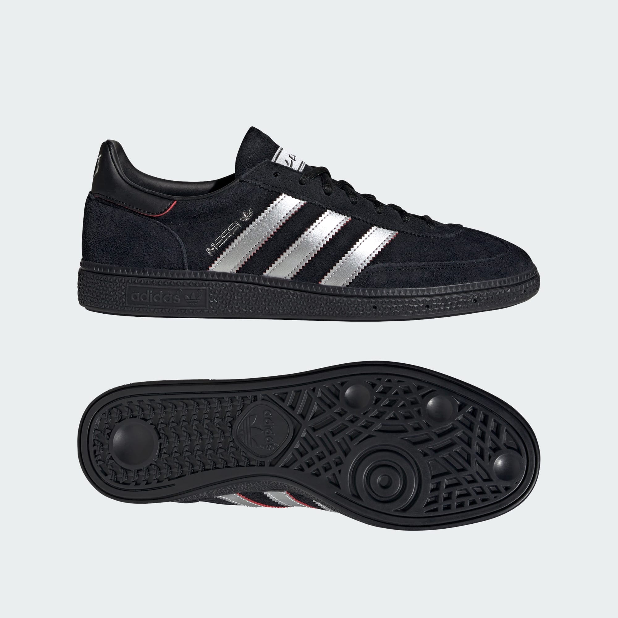 HANDBALL SPEZIAL MESSI Ayakkabı - Core Black / Silver Metallic / Pure Ruby - KI4548 - Görsel 1