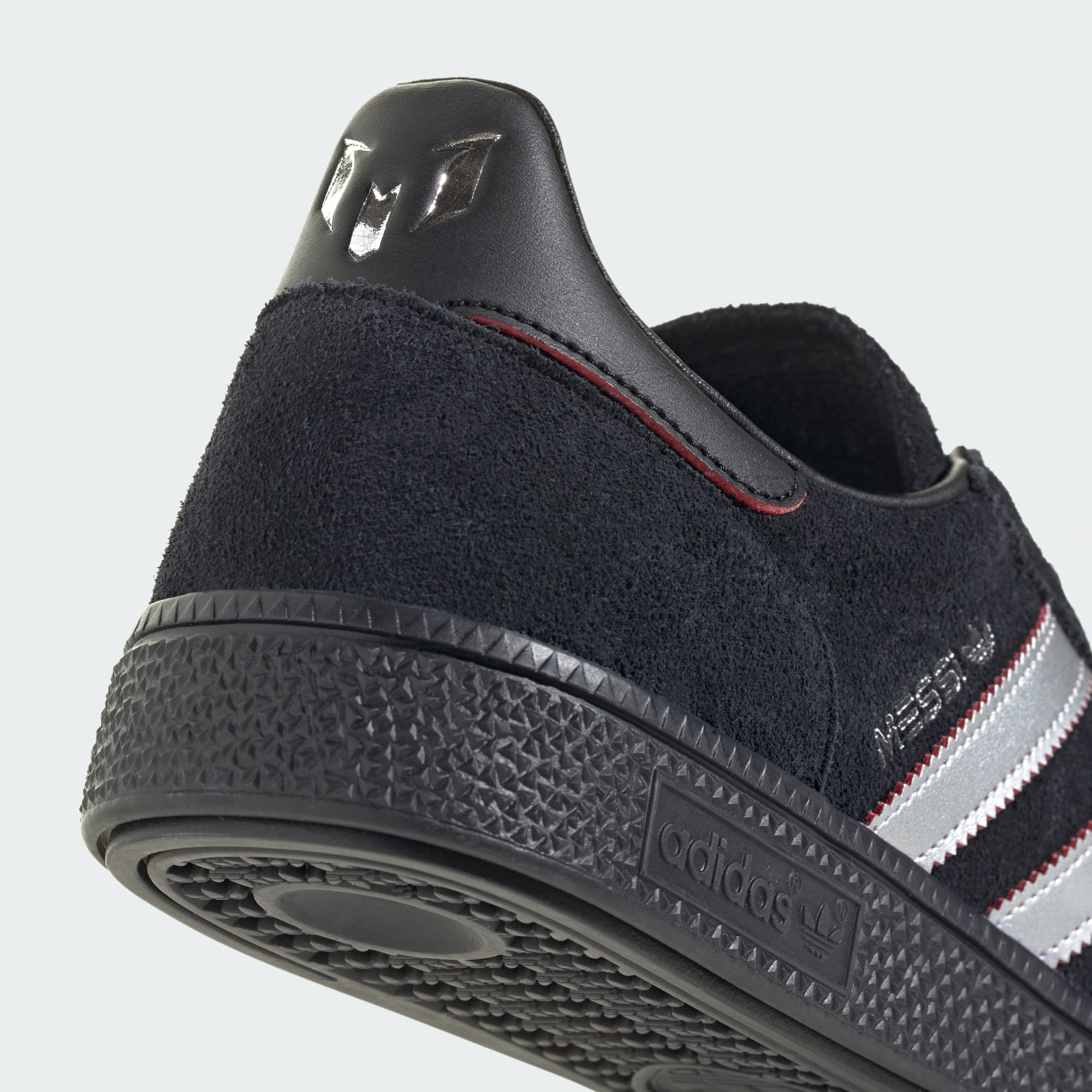 HANDBALL SPEZIAL MESSI Ayakkabı - Core Black / Silver Metallic / Pure Ruby - KI4548 - Görsel 10