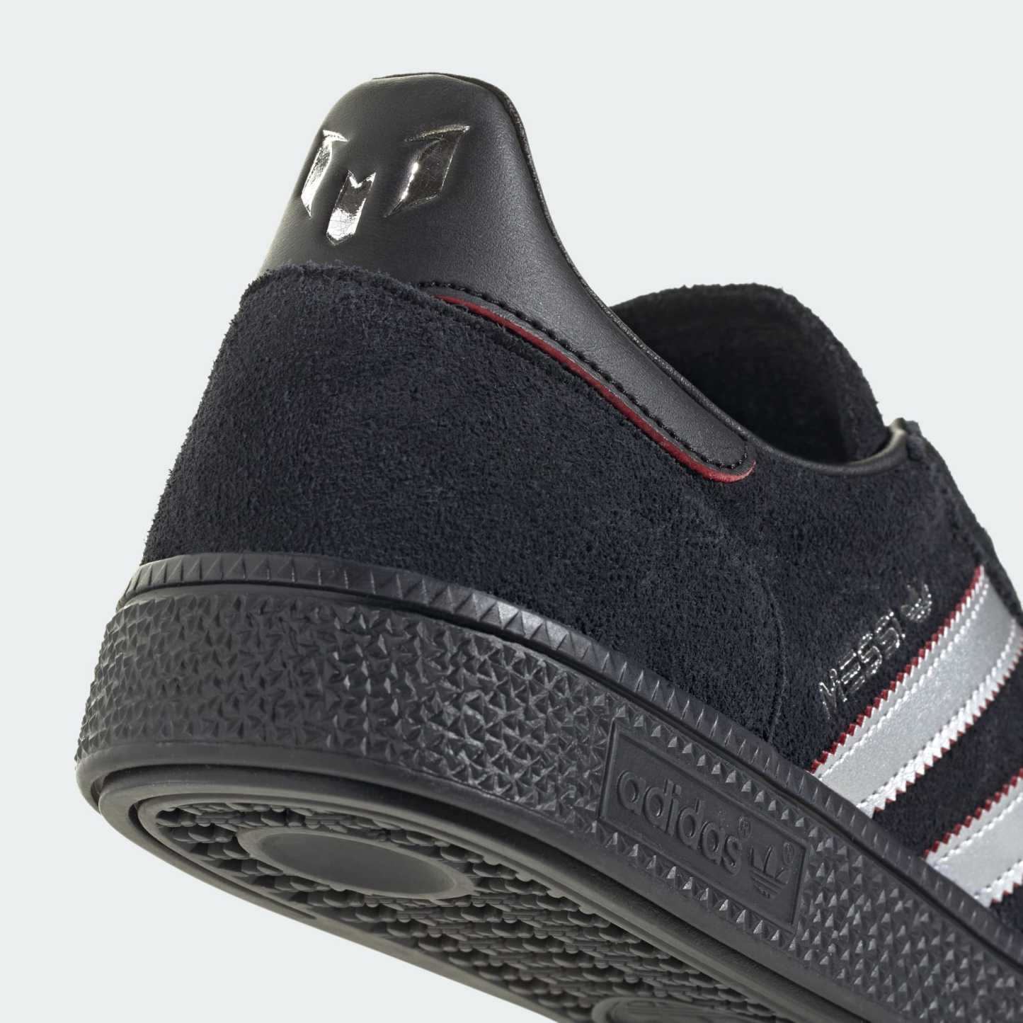 HANDBALL SPEZIAL MESSI Ayakkabı - Core Black / Silver Metallic / Pure Ruby - KI4548 - Görsel 10