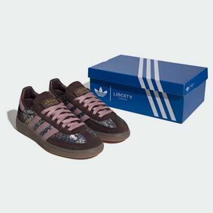HANDBALL SPEZIAL X LIBERTY LONDON AYAKKABI - Aurora Coffee / Magic Mauve / Gum - KH9814 - Görsel 8
