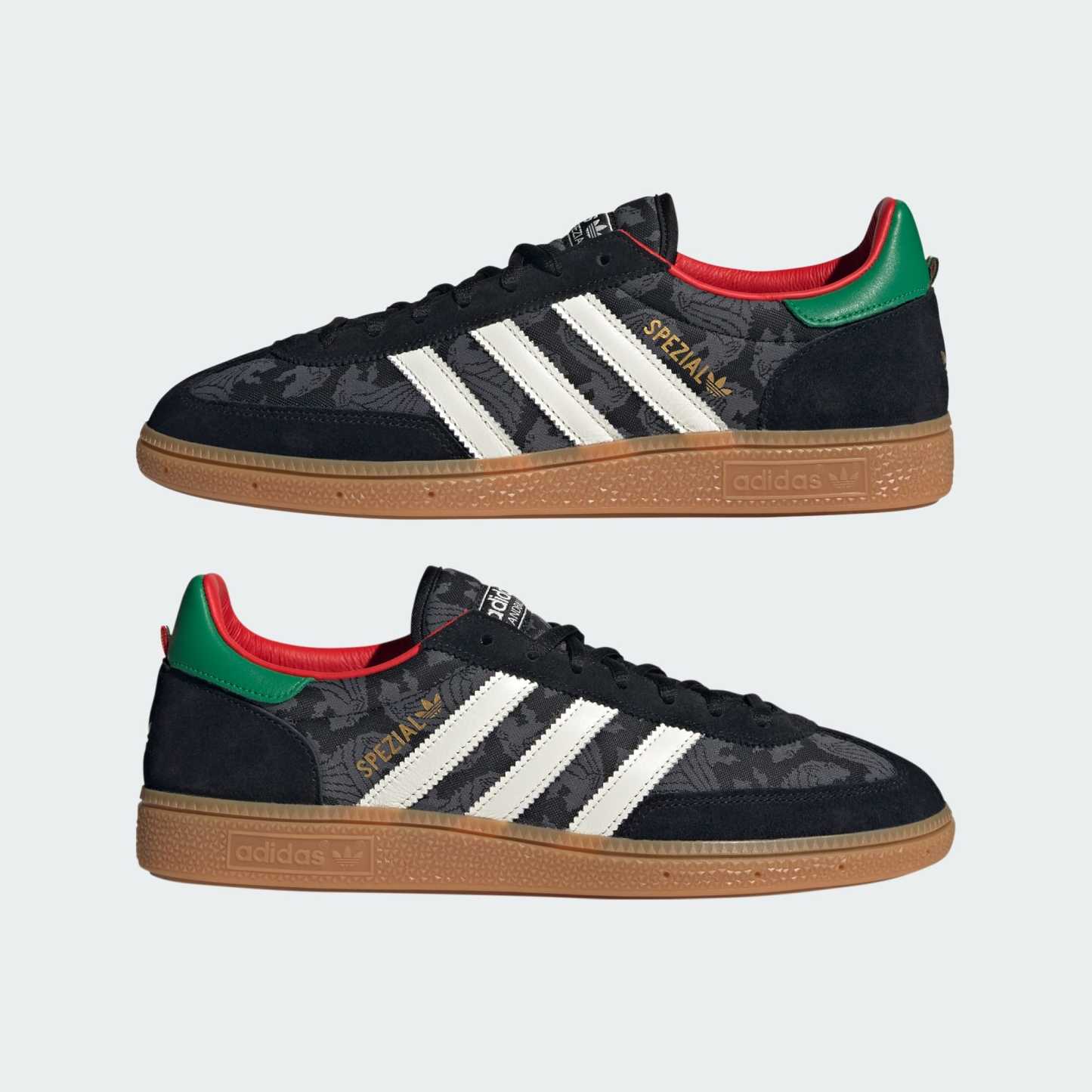 Handball Spezial Ayakkabı - Core Black / Core White / Green - HQ7261 - Görsel 7