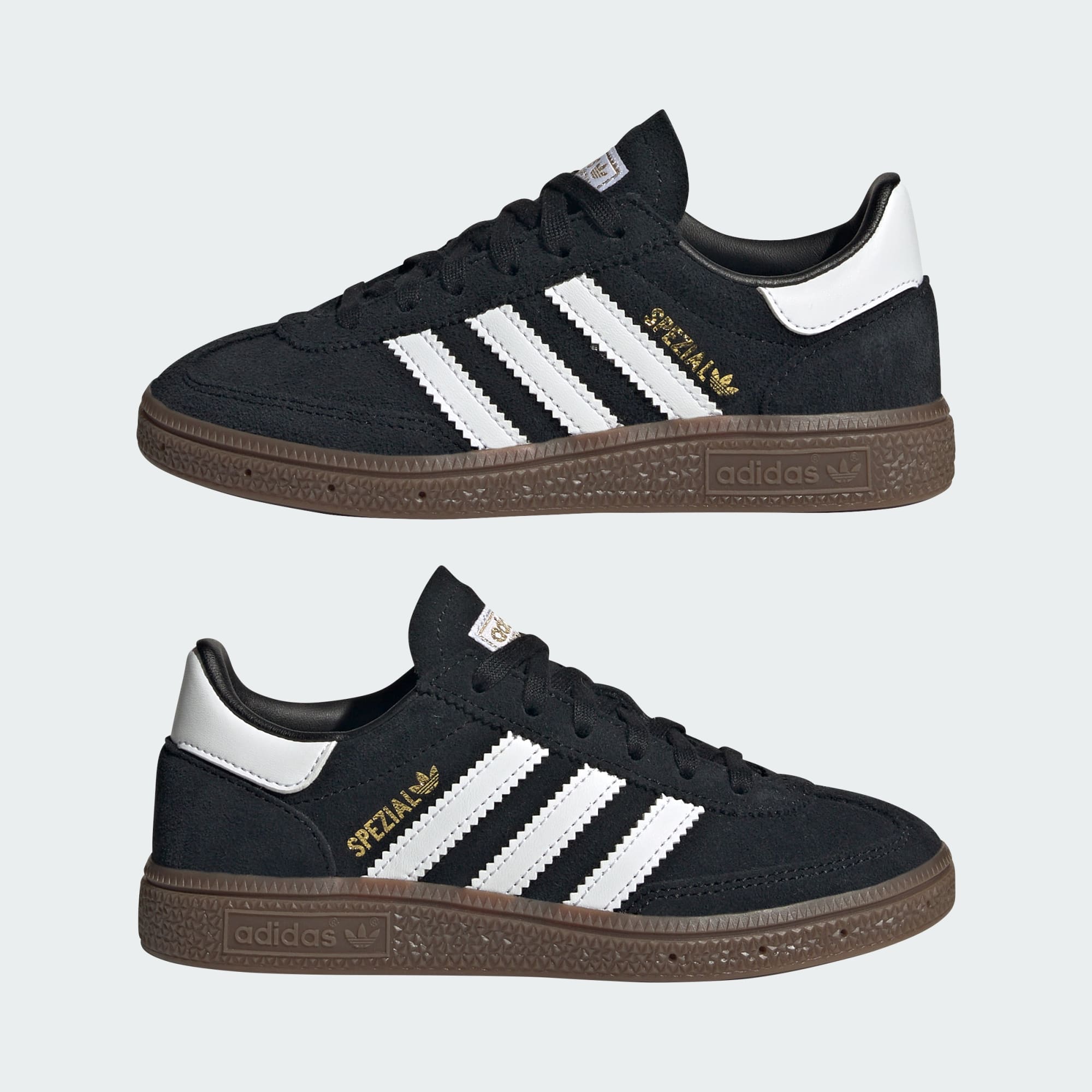 Handball Spezial Kids Ayakkabı - Core Black / Cloud White / Gum - JI2894 - Görsel 7