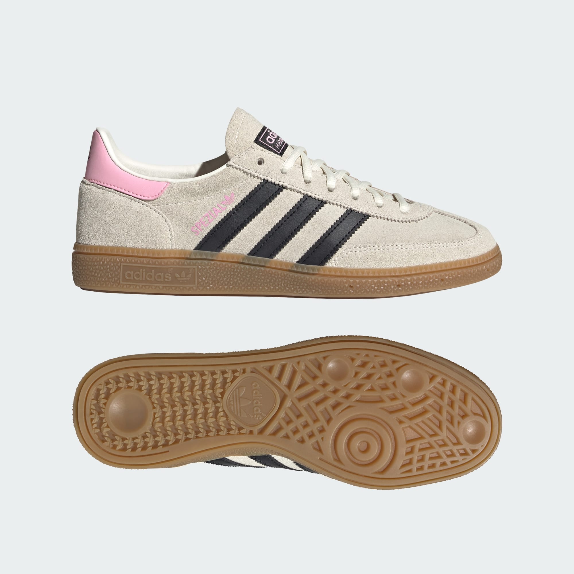 Juventus Football Club Handball Spezial Ayakkabı - Off White / Core Black / True Pink - KK3023 - Görsel 1