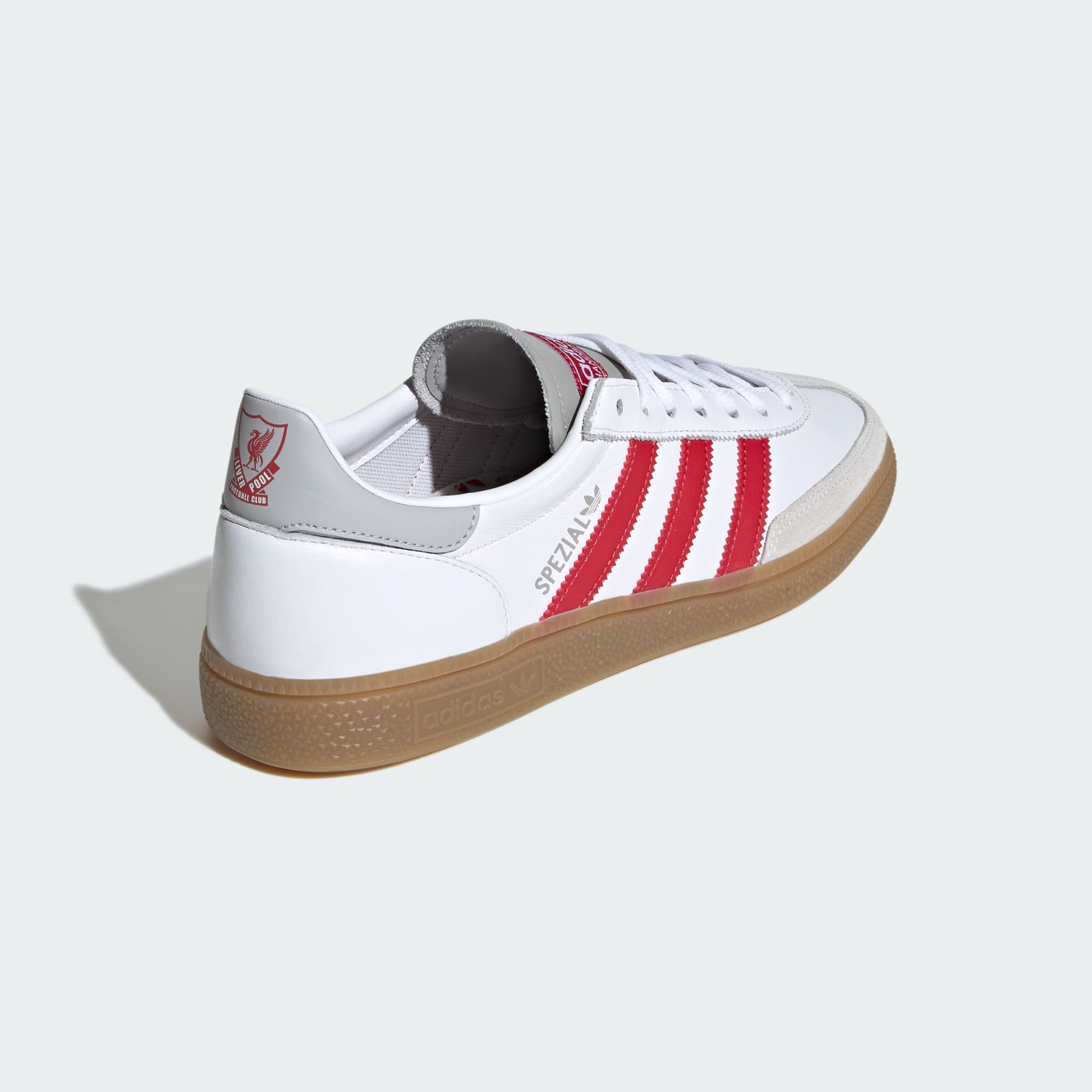 Liverpool FC Handball Spezial Ayakkabı - Cloud White / Strawberry Red / Grey Two - KI5241 - Görsel 6
