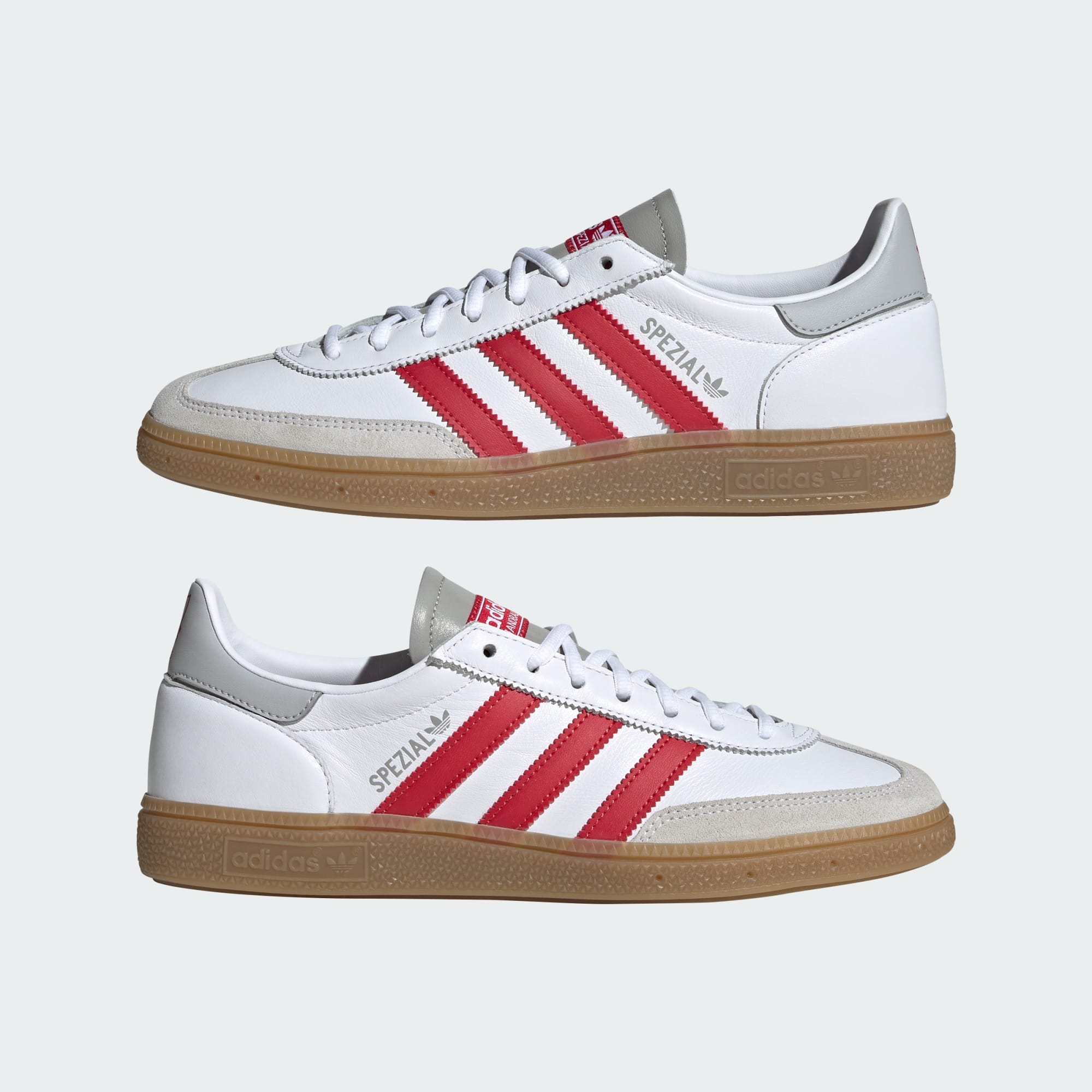 Liverpool FC Handball Spezial Ayakkabı - Cloud White / Strawberry Red / Grey Two - KI5241 - Görsel 8