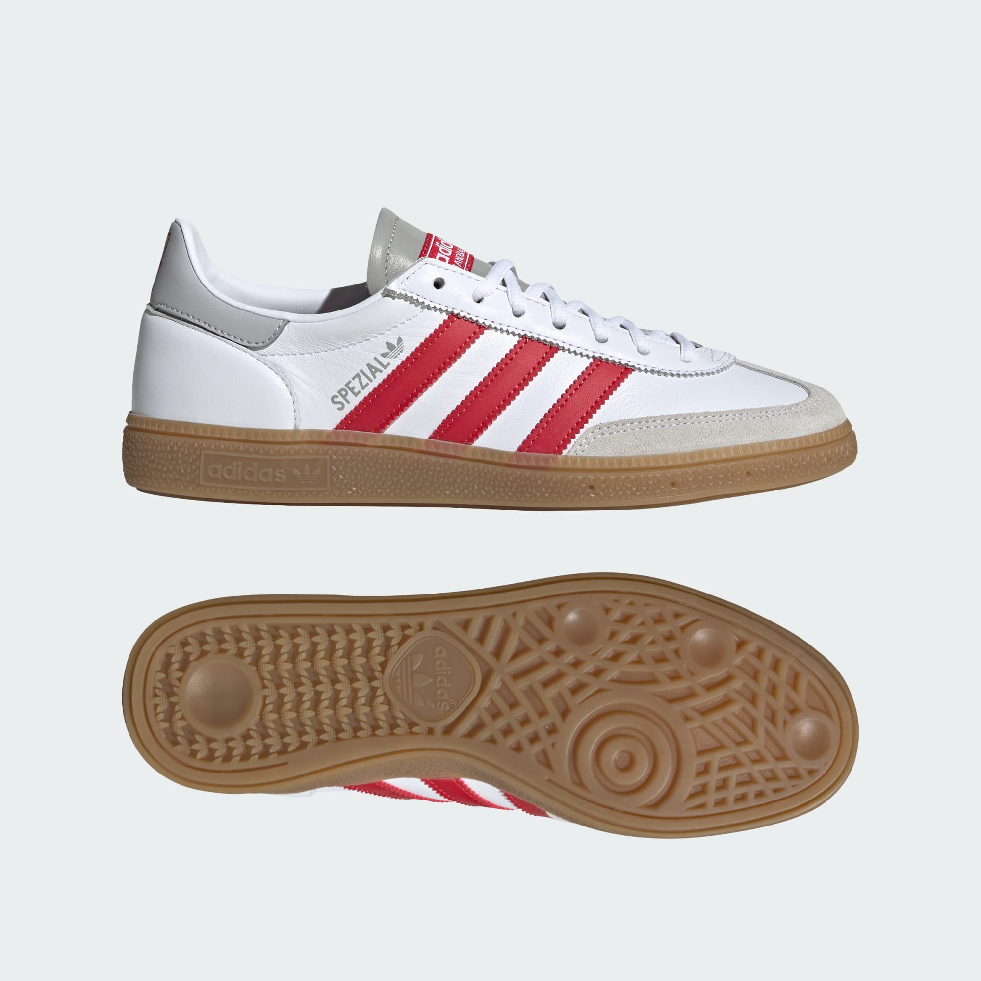 Liverpool FC Handball Spezial Ayakkabı - Cloud White / Strawberry Red / Grey Two - KI5241 - Görsel 1