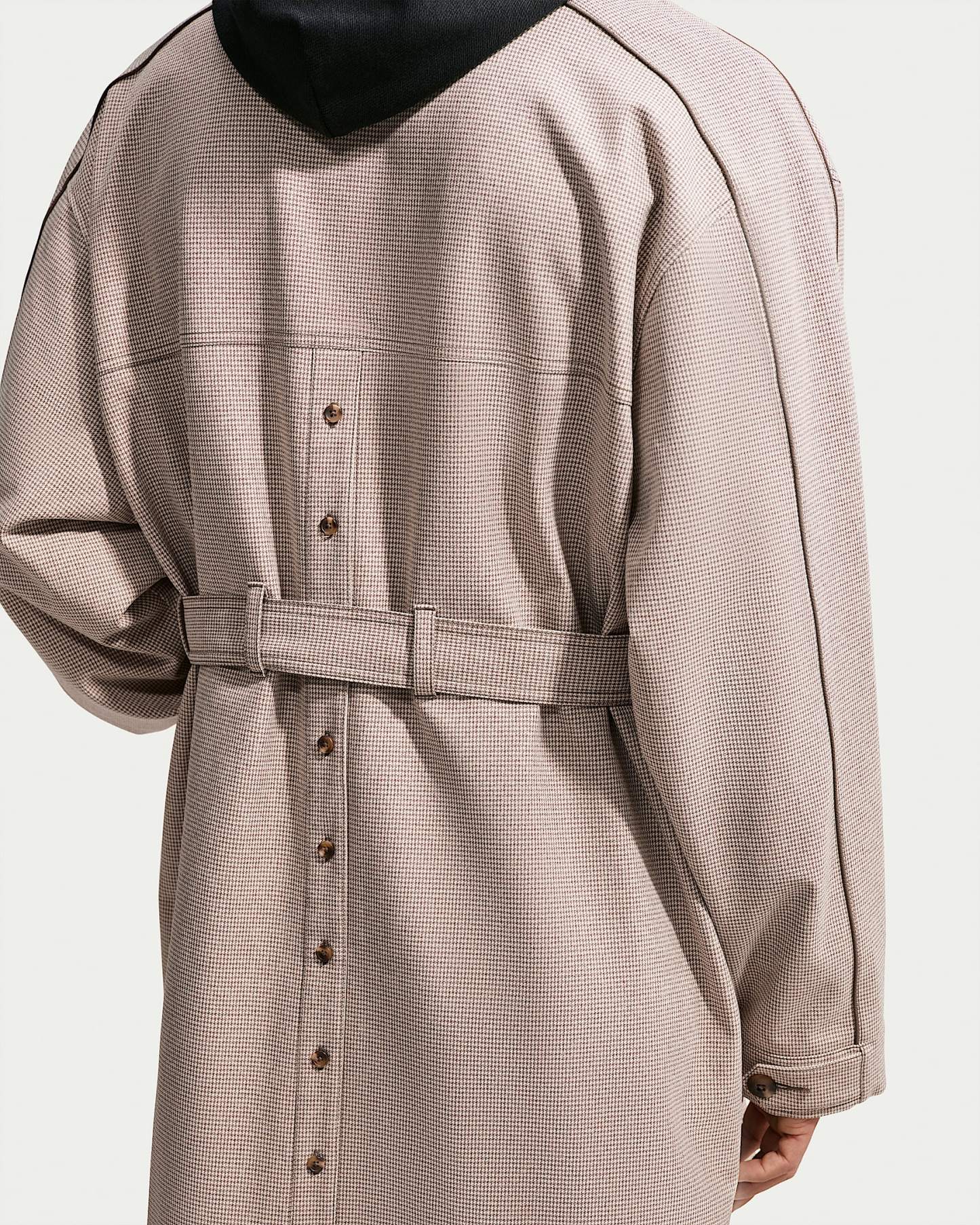 Nike Club Rules Erkek Trençkotu - Mink Brown/Sanddrift/Ironstone