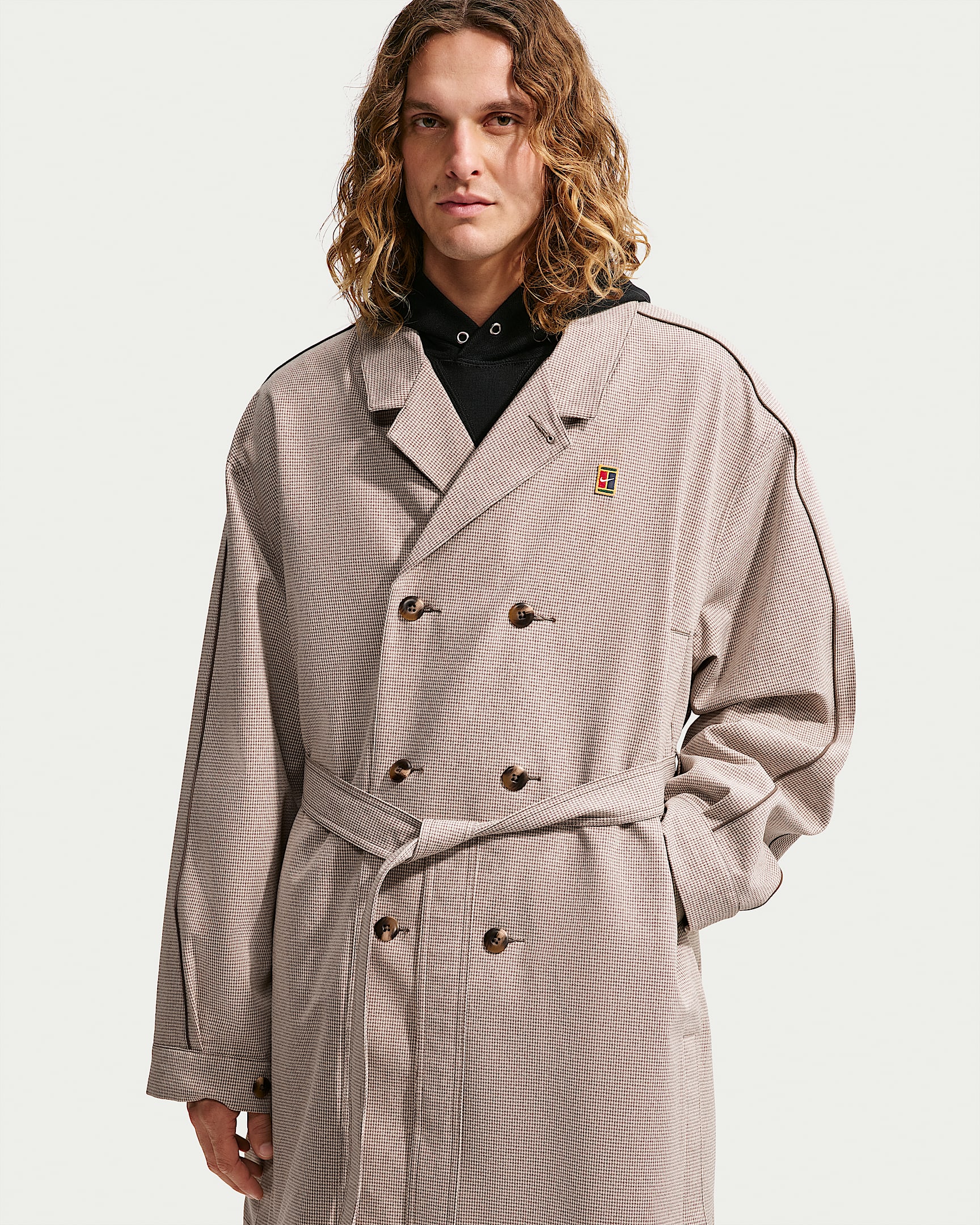 Nike Club Rules Erkek Trençkotu - Mink Brown/Sanddrift/Ironstone
