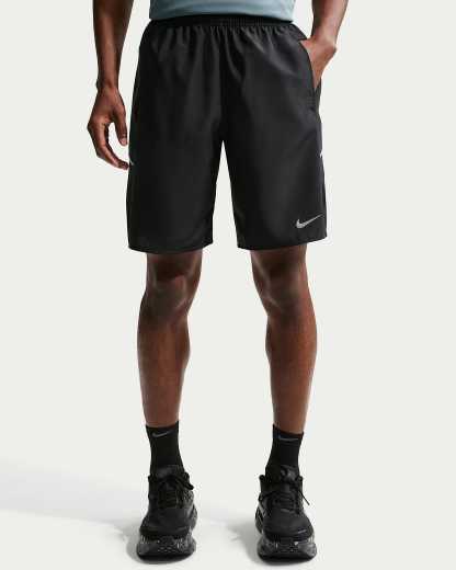 Nike Miler Dri-FIT 23 cm Astarsız Erkek Koşu Şortu - Siyah/Siyah