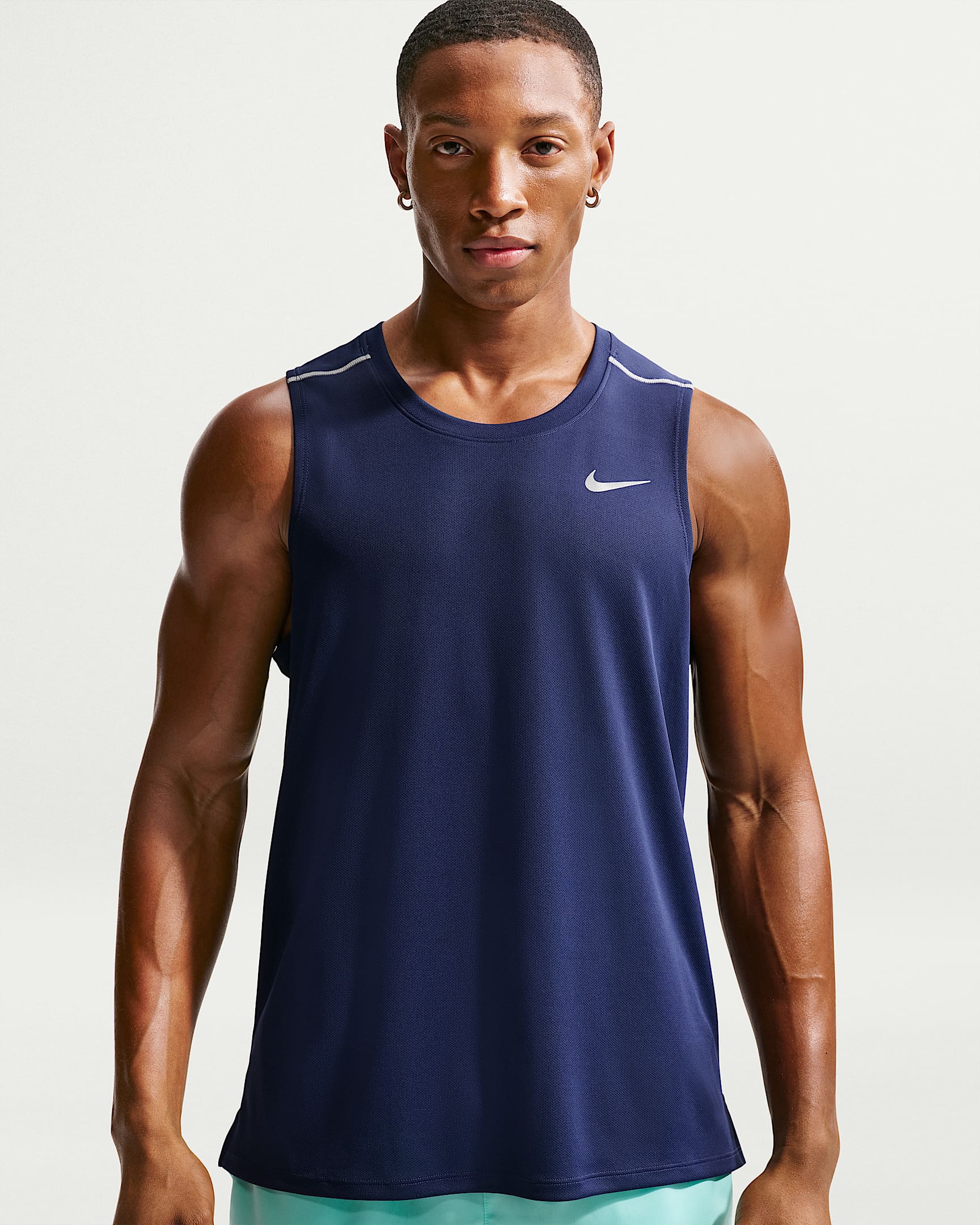 Nike Miler Dri-FIT Erkek Koşu Atleti - Midnight Navy