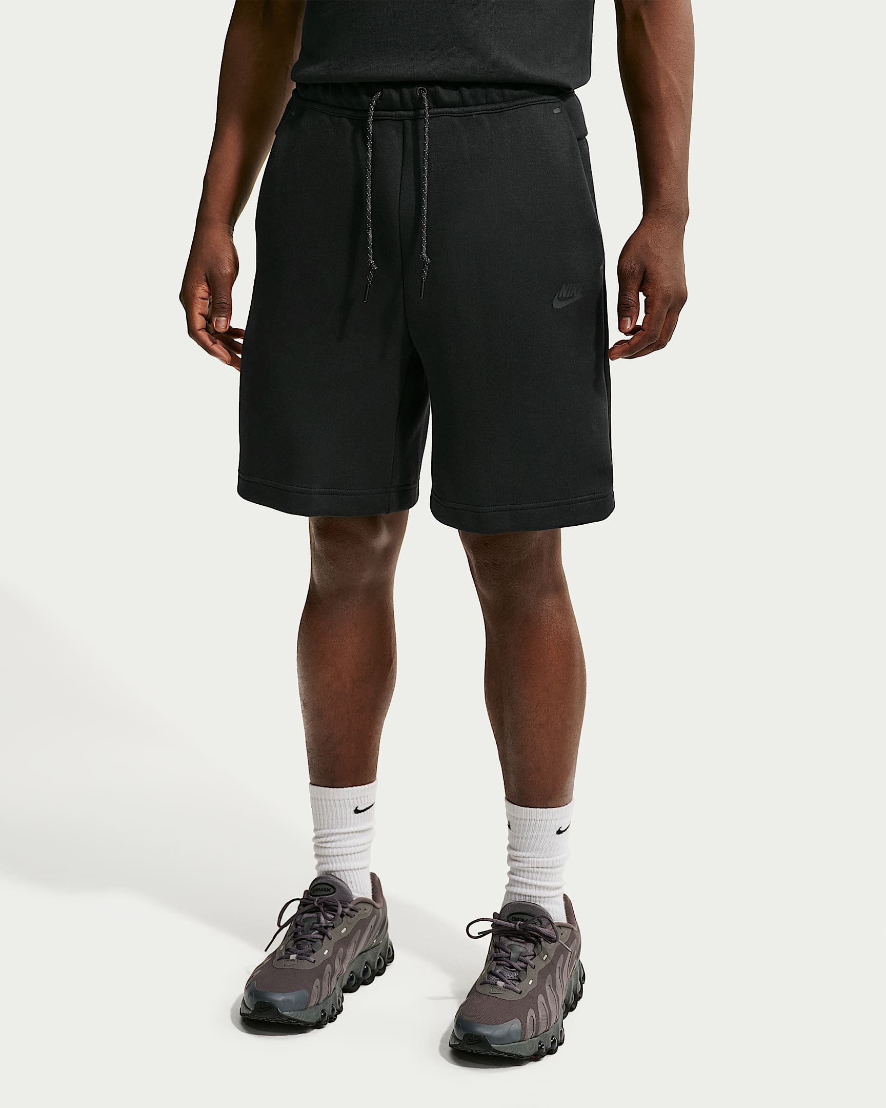 Nike Tech Fleece Erkek Şortu - Siyah/Siyah