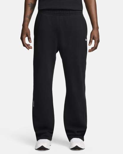 NOCTA NOCTA Fleece CS Açık Paçalı Eşofman Altı - Siyah/Siyah/Beyaz