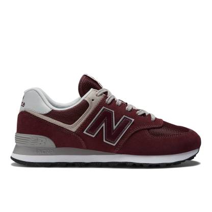 New Balance 574 Bordo Unisex Ayakkabı ML574EVM - Bordo