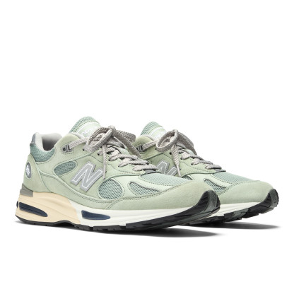 New Balance 991v2 Yeşil Kadın Günlük Giyim U991BB2 - Yeşil