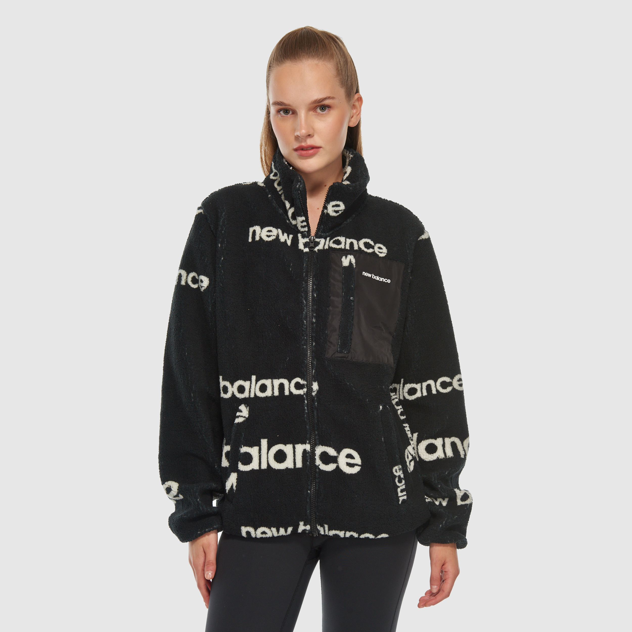 New Balance UNC3358 Siyah Unisex Spor Giyim - Siyah