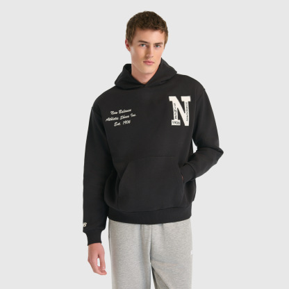New Balance UNH3534 Siyah Unisex Sweatshirt - Siyah