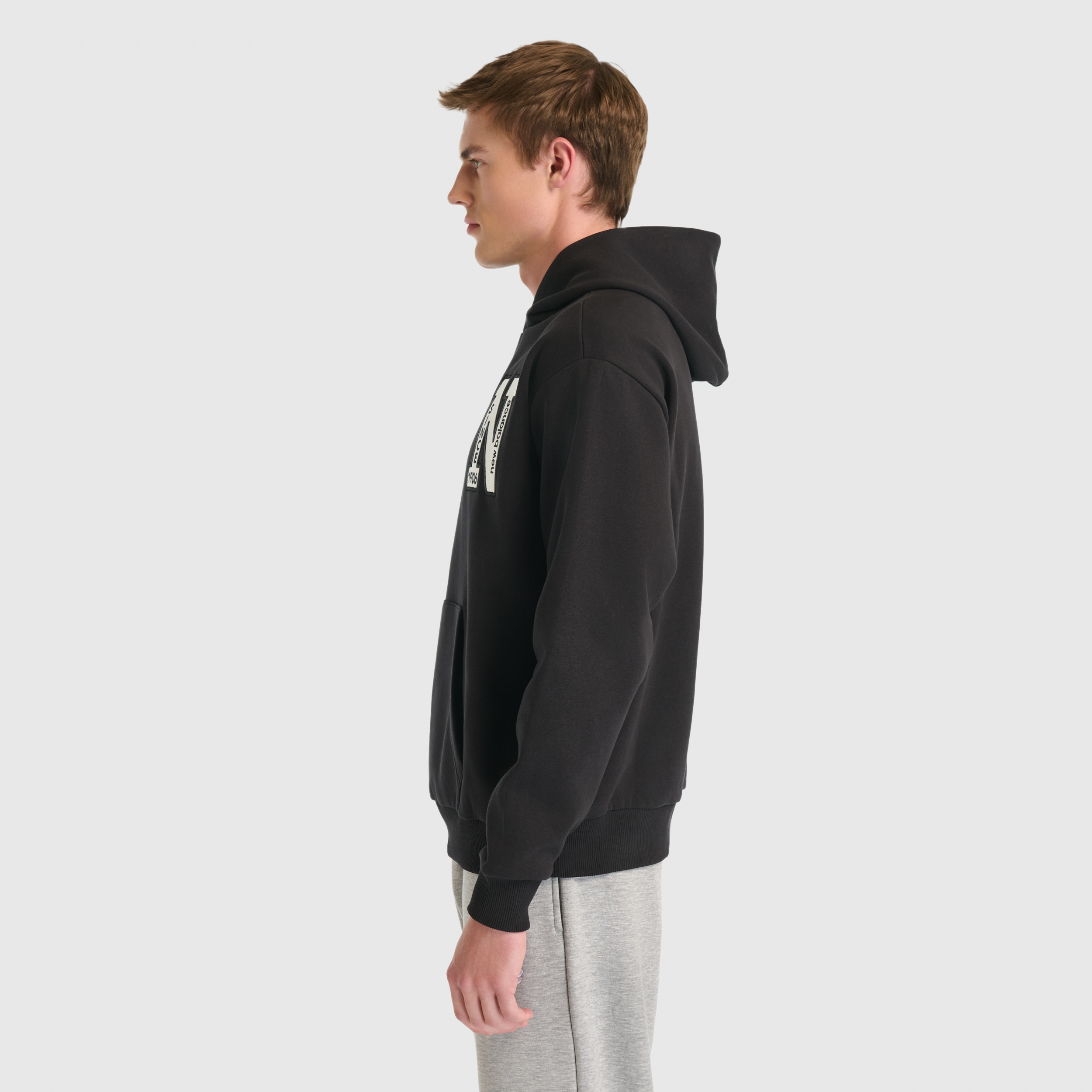 New Balance UNH3534 Siyah Unisex Sweatshirt - Siyah